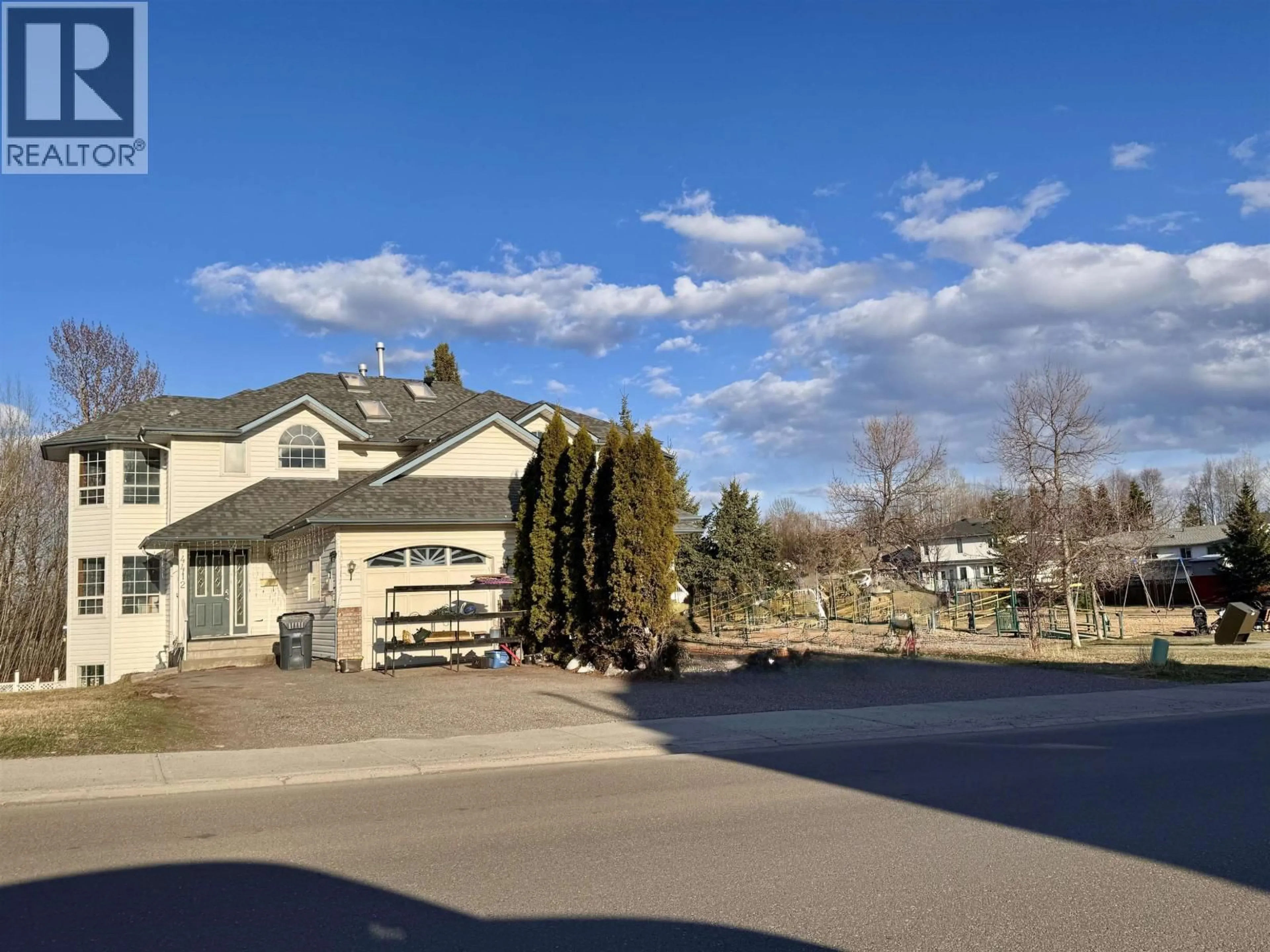 A pic from outside/outdoor area/front of a property/back of a property/a pic from drone, mountain view for 4416 BAKER ROAD, Prince George British Columbia V2N5H6