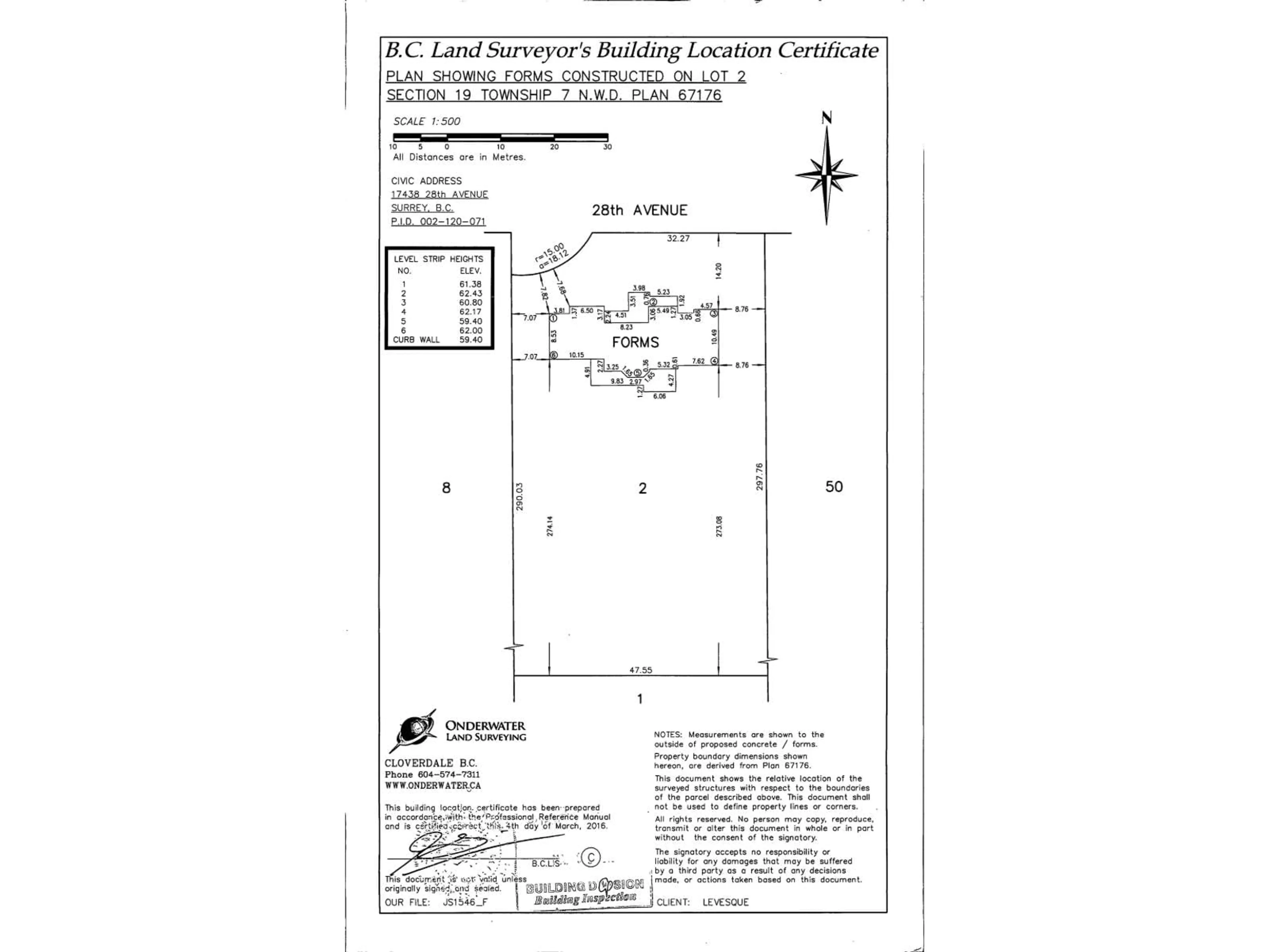 Floor plan for 17438 28 AVENUE, Surrey British Columbia V3Z0E7