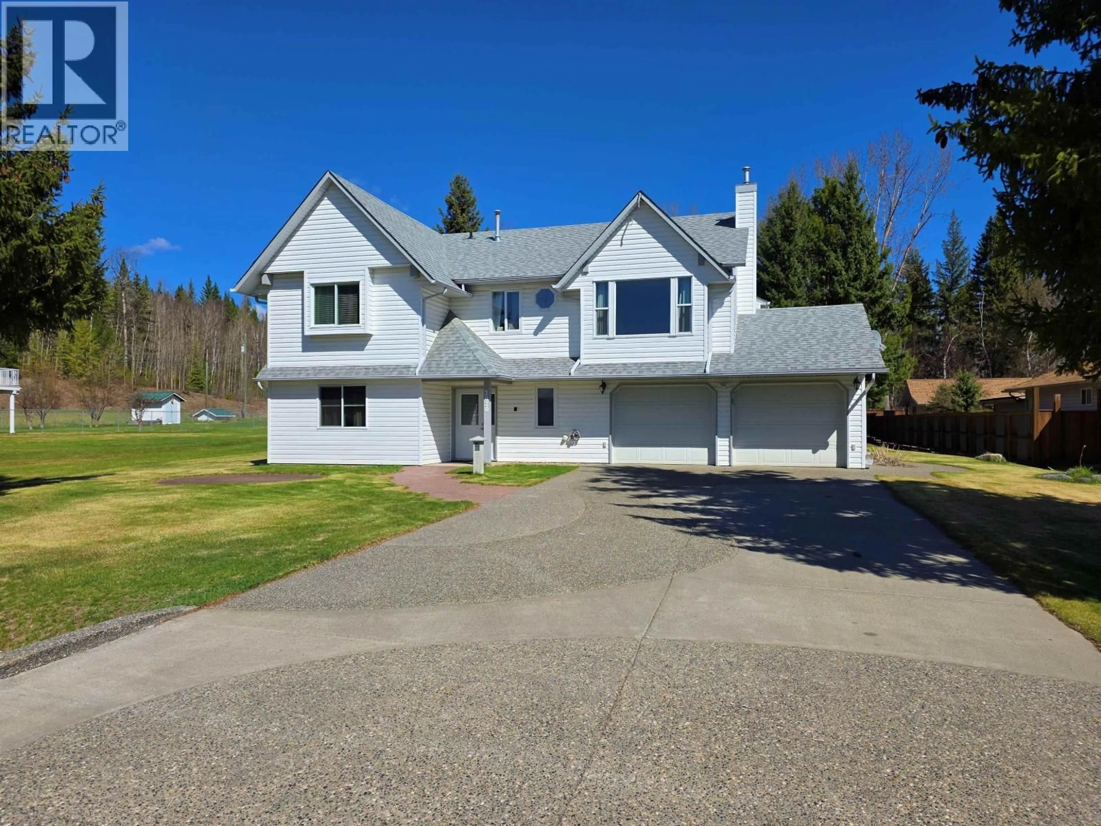 A pic from outside/outdoor area/front of a property/back of a property/a pic from drone, unknown for 2020 GAMACHE ROAD, Quesnel British Columbia V2J7A8