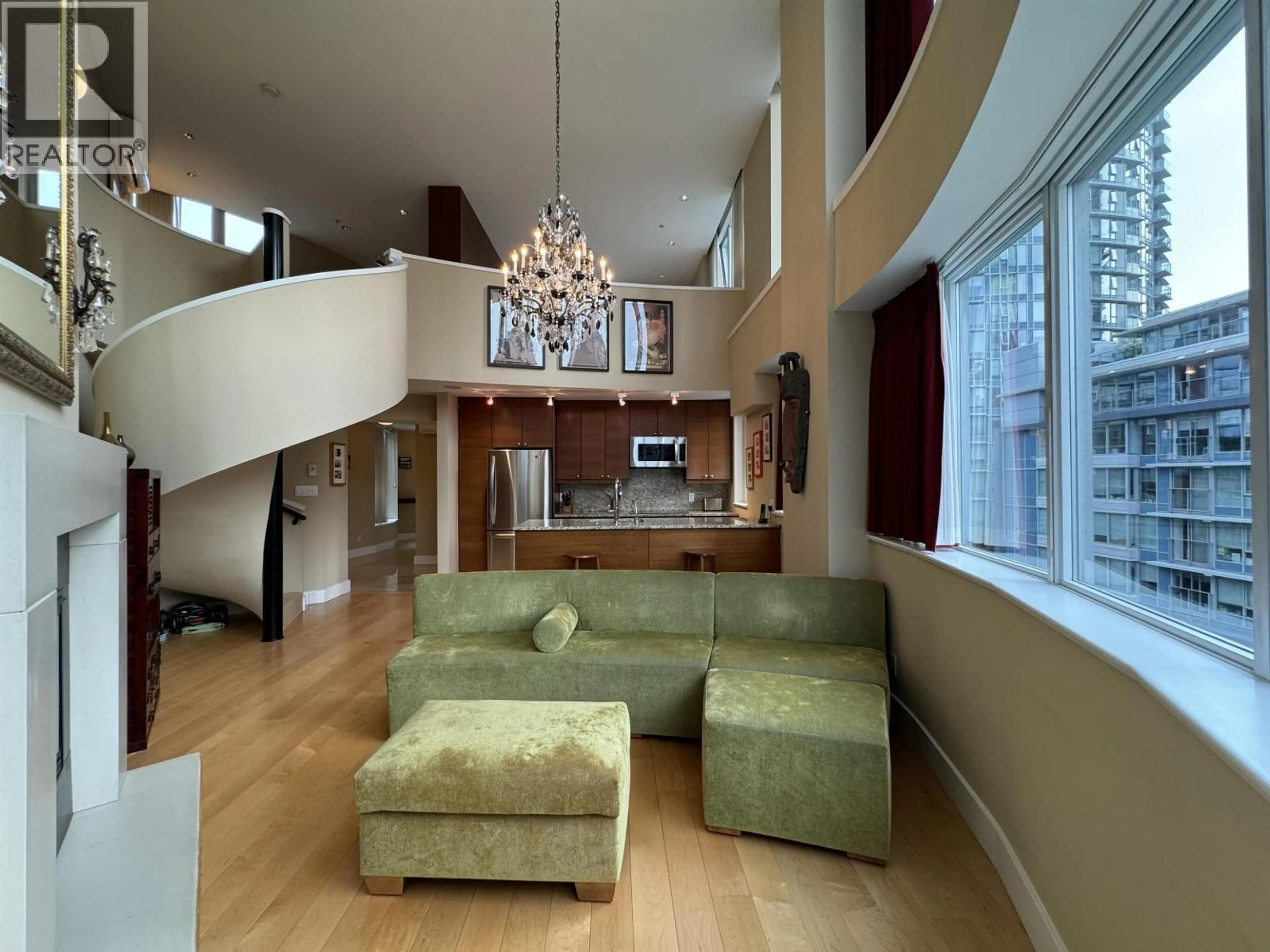 Living room with furniture, unknown for PH7 - 618 ABBOTT STREET, Vancouver British Columbia V6B0B9