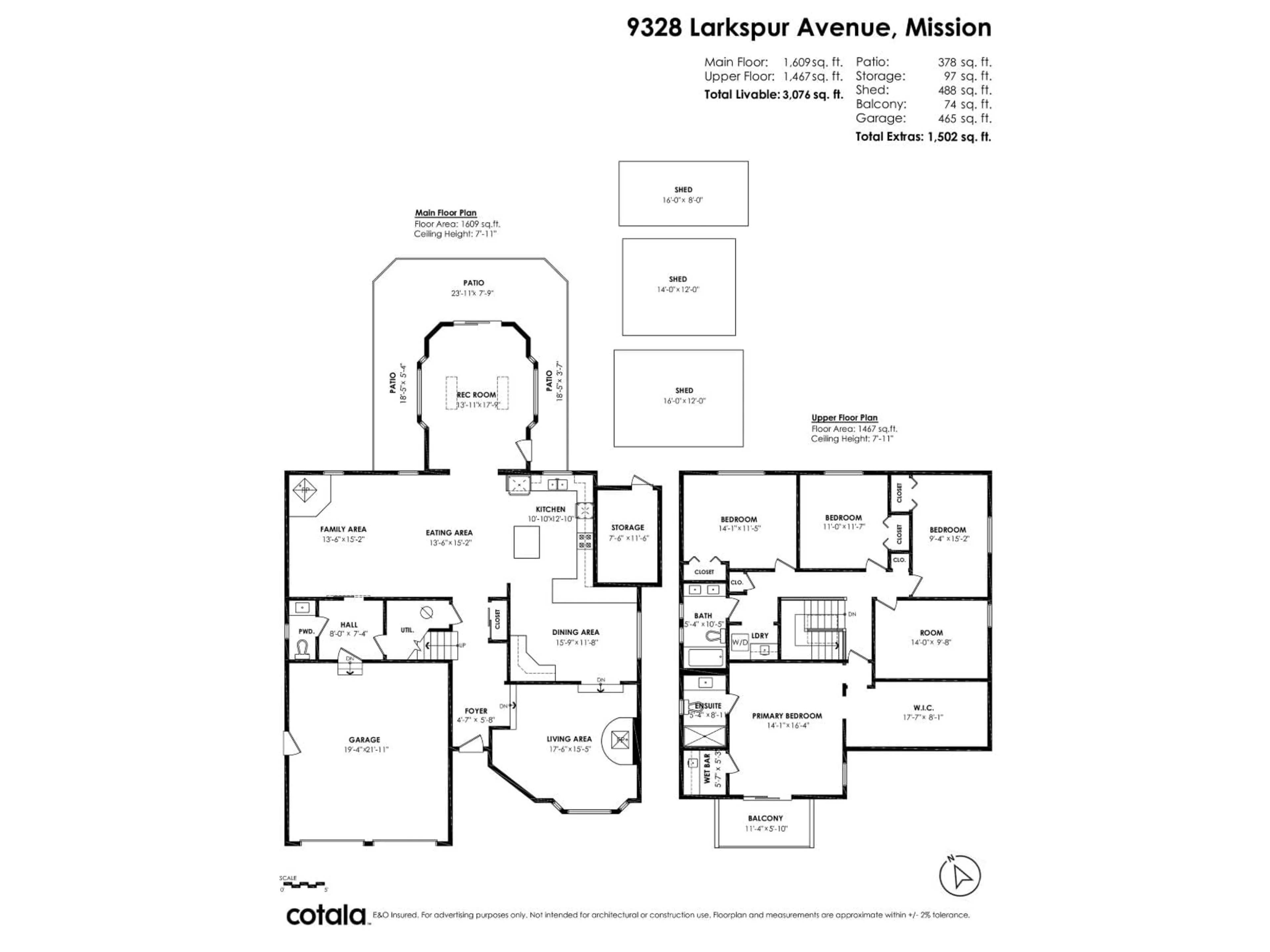 Floor plan for 9328 LARKSPUR AVENUE, Mission British Columbia V2V7C9