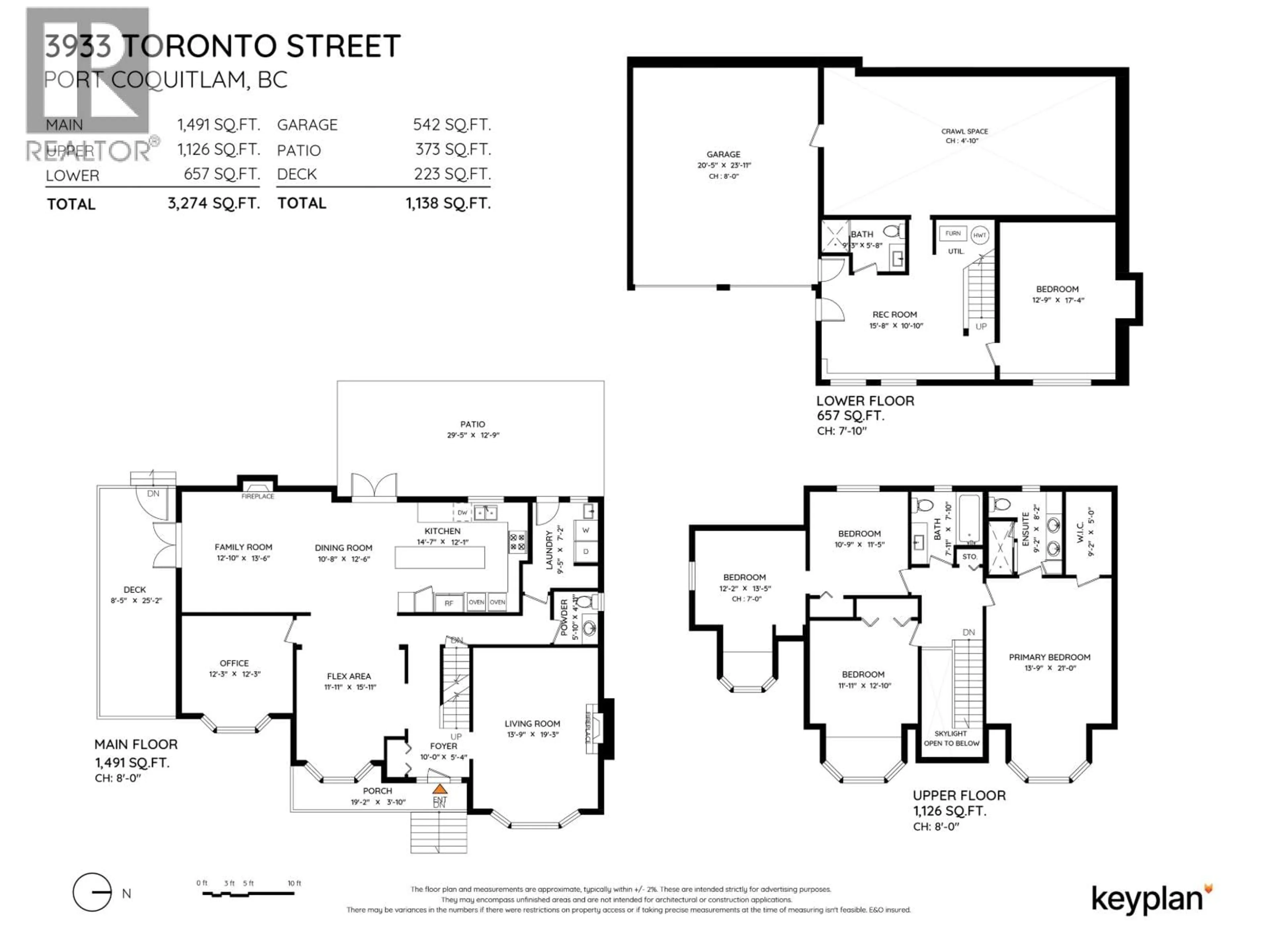 Floor plan for 3933 TORONTO STREET, Port Coquitlam British Columbia V3B6M4
