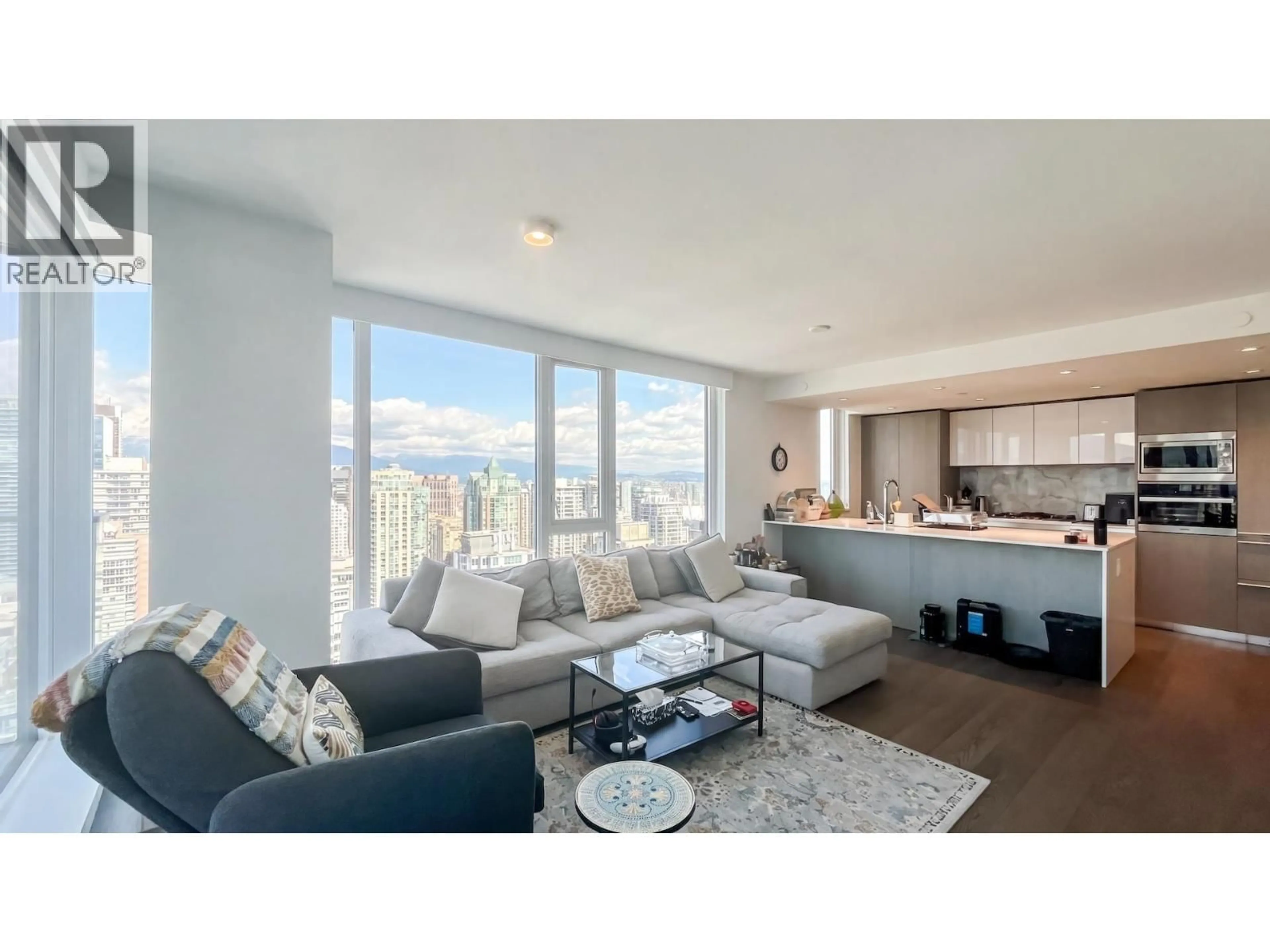 Living room with furniture, unknown for 3202 - 1111 RICHARDS STREET, Vancouver British Columbia V6B0S3