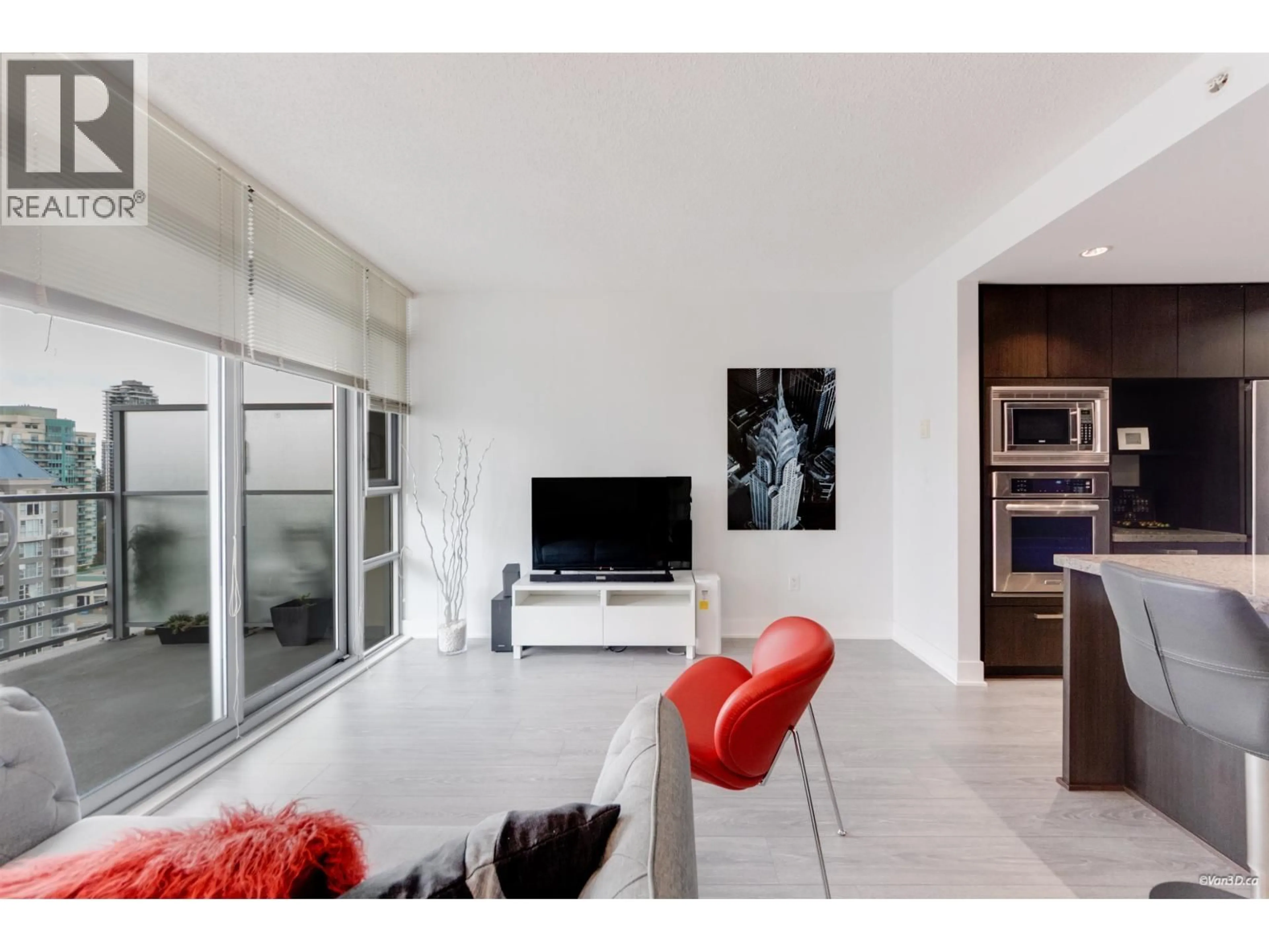 Living room with furniture, unknown for 1807 - 1155 THE HIGH STREET, Coquitlam British Columbia V3B7W4