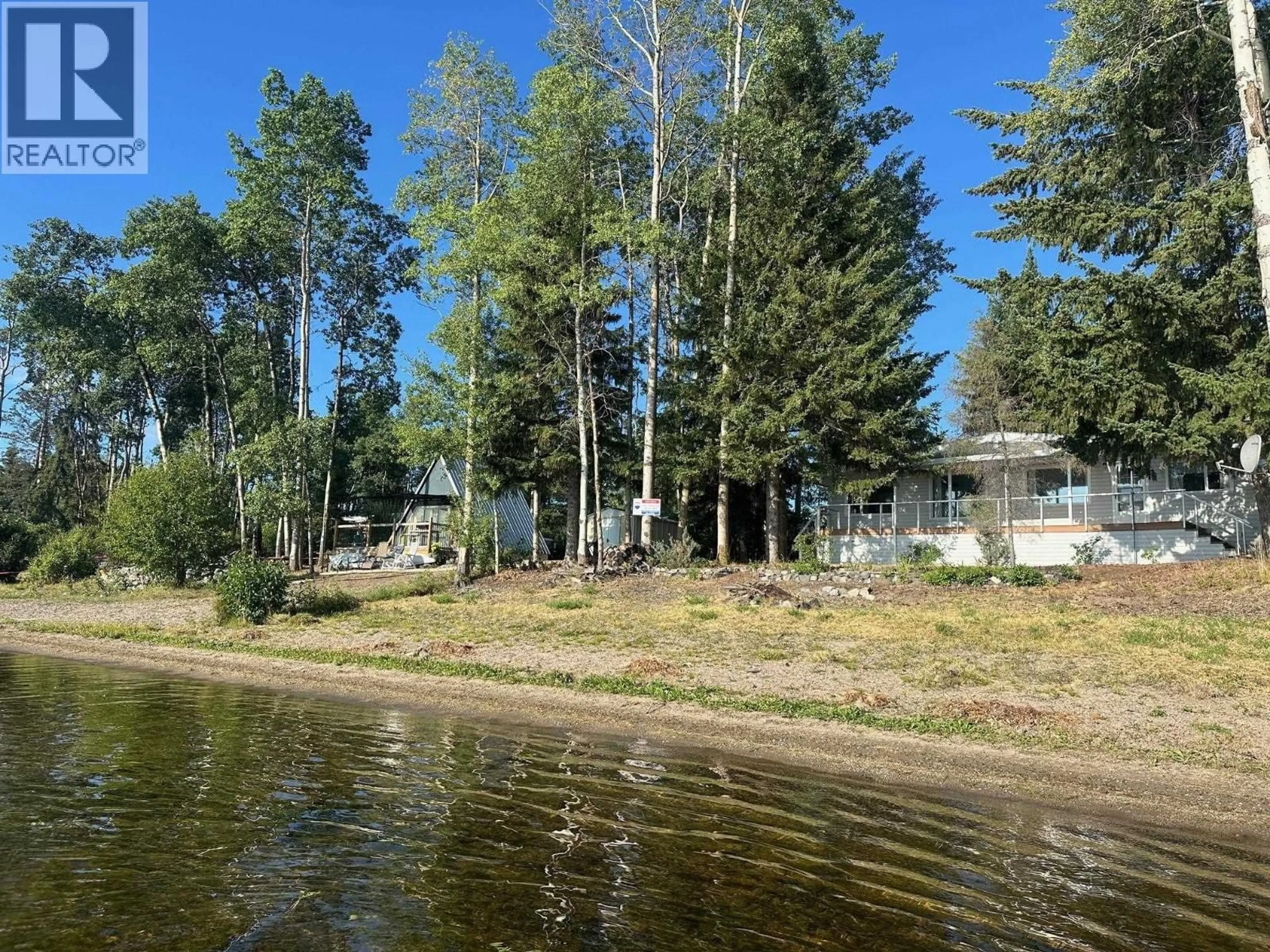 A pic from outside/outdoor area/front of a property/back of a property/a pic from drone, water/lake/river/ocean view for 8241 PETERSON ROAD, Fraser Lake British Columbia V0J1S0