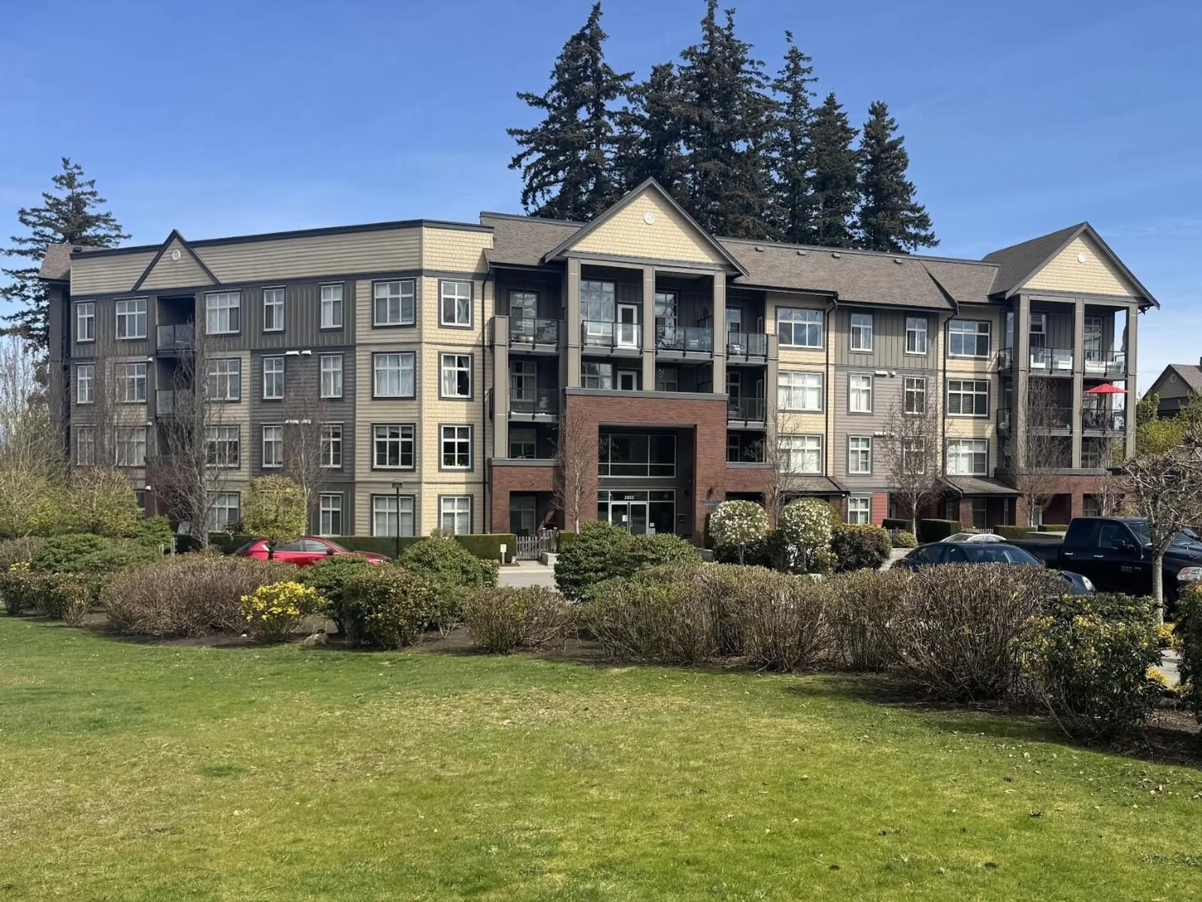 A pic from outside/outdoor area/front of a property/back of a property/a pic from drone, unknown for 411 - 2855 156 STREET, Surrey British Columbia V3Z3Y3