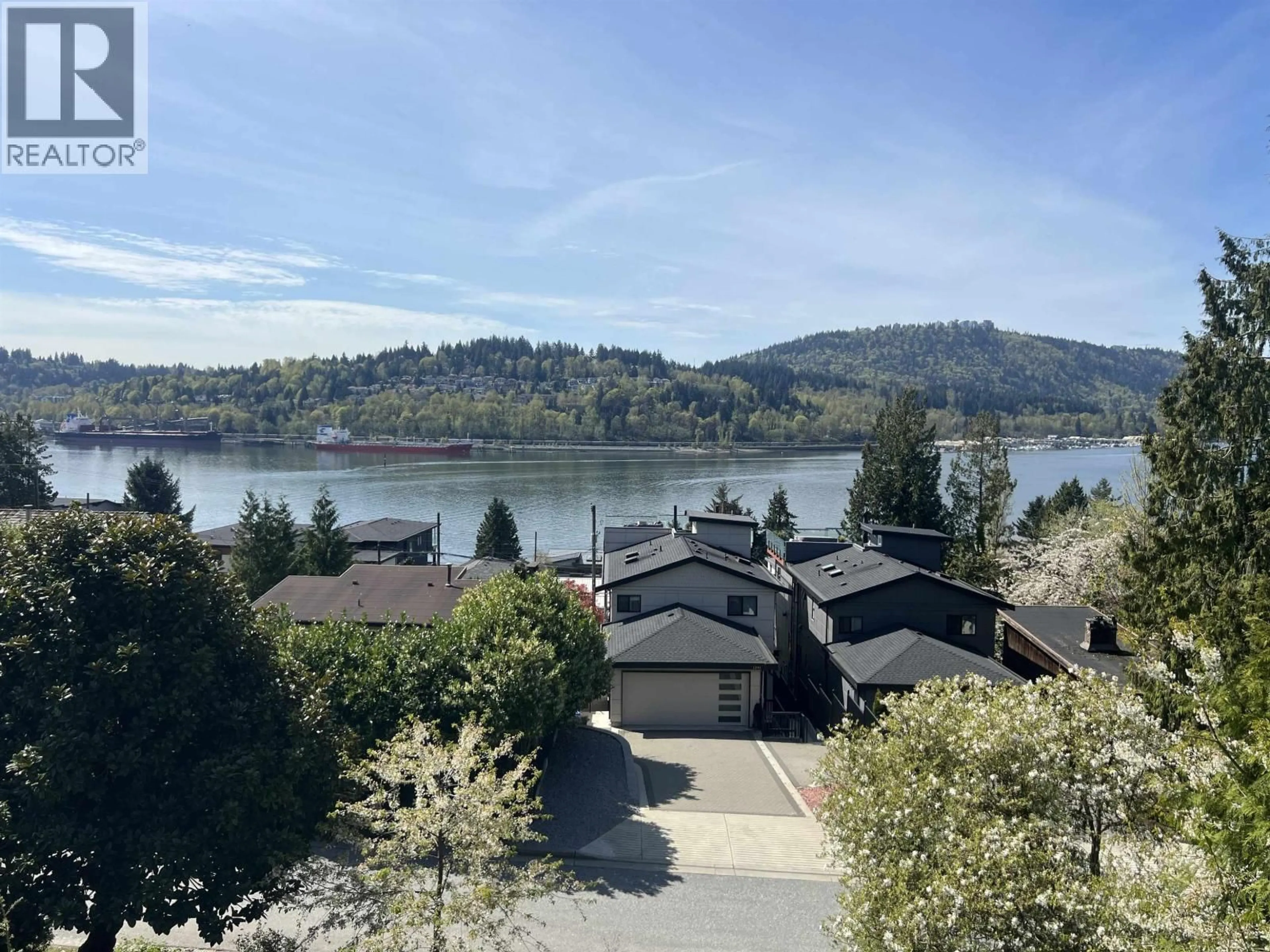 A pic from outside/outdoor area/front of a property/back of a property/a pic from drone, water/lake/river/ocean view for 120 APRIL ROAD, Port Moody British Columbia V3H3M5