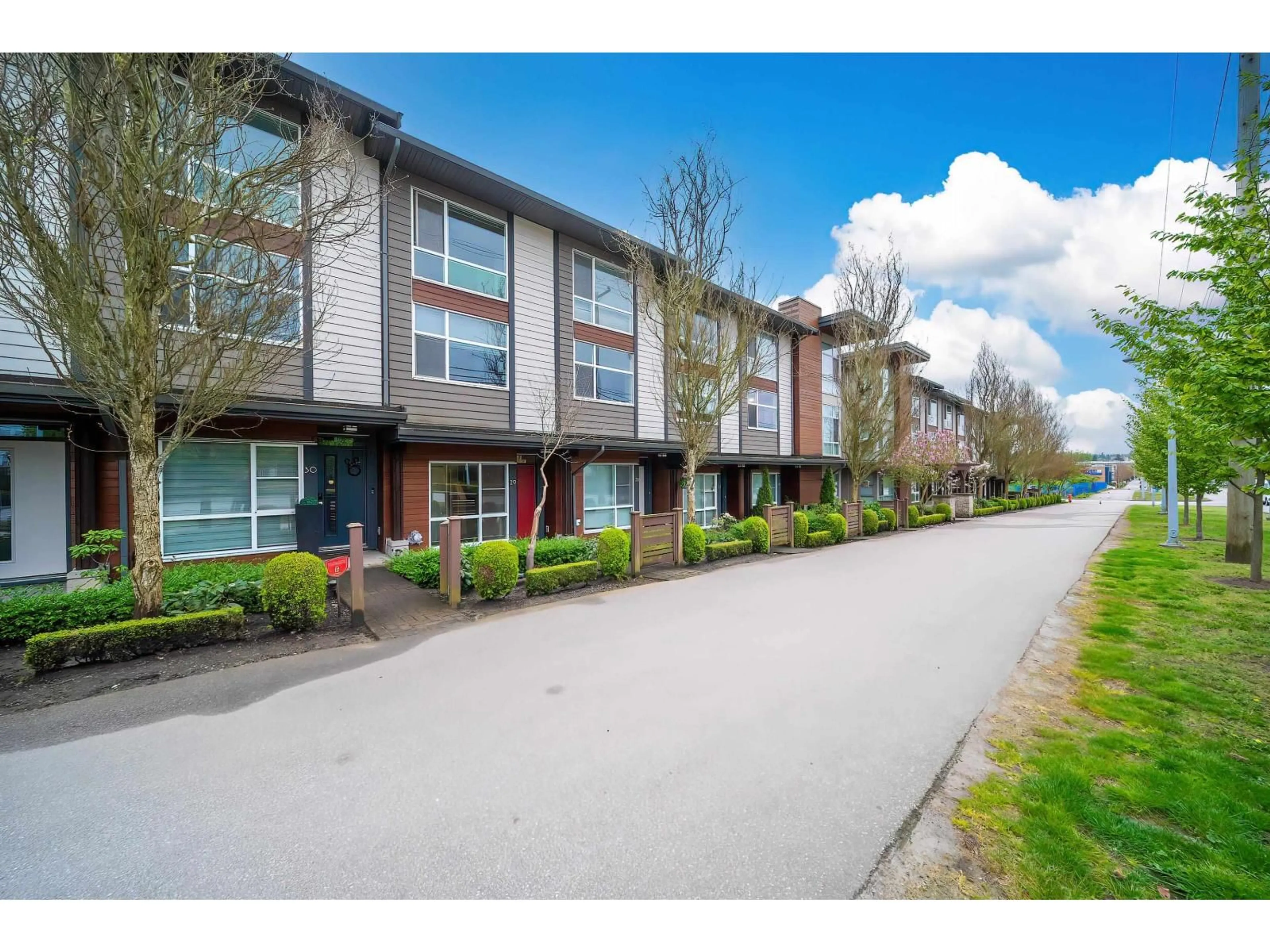 A pic from outside/outdoor area/front of a property/back of a property/a pic from drone, street for 29 - 16223 23A AVENUE, Surrey British Columbia V3Z6P4