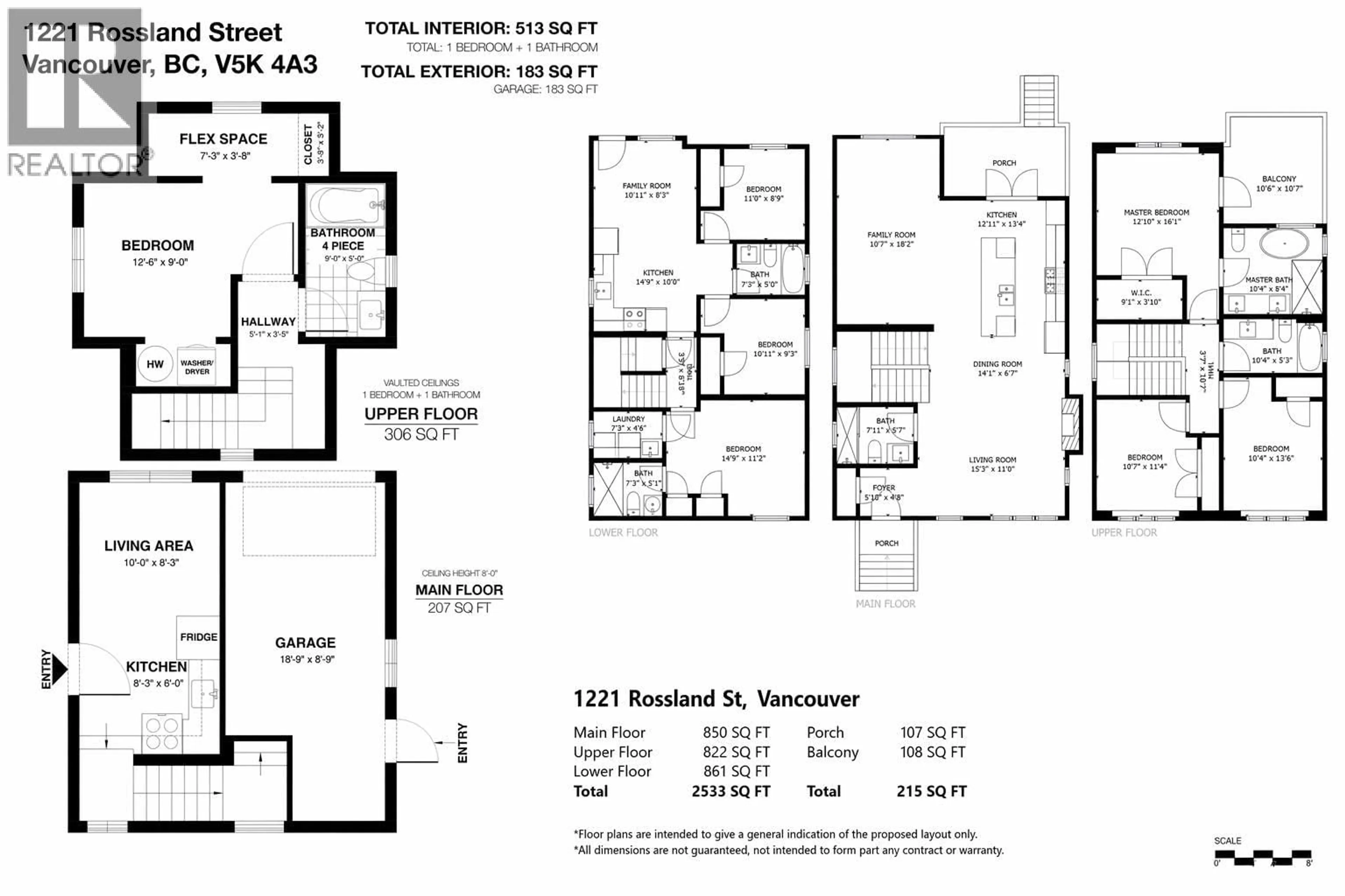 Floor plan for 1221 ROSSLAND STREET, Vancouver British Columbia V5K4A3
