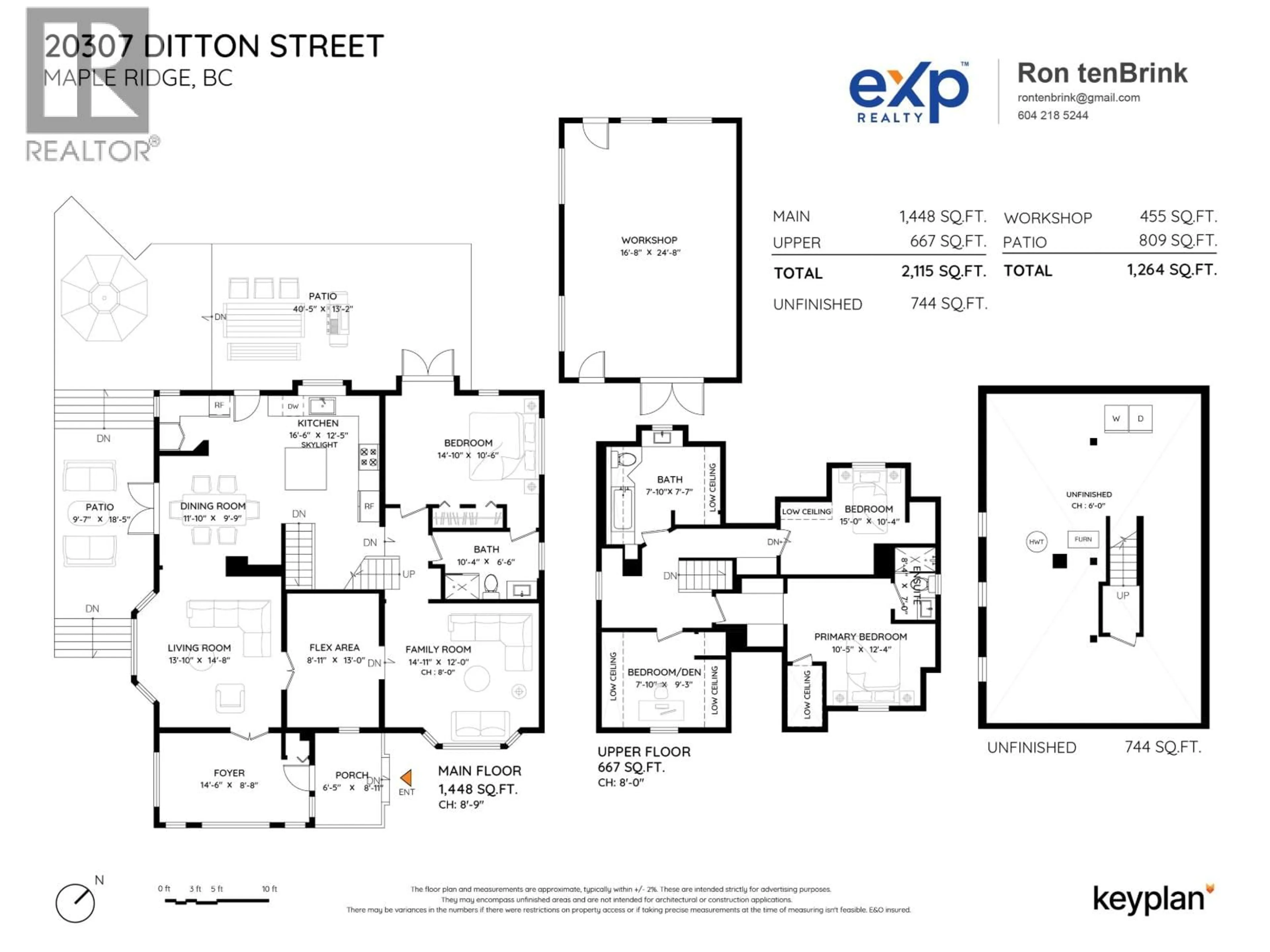 Floor plan for 20307 DITTON STREET, Maple Ridge British Columbia V2X1B7