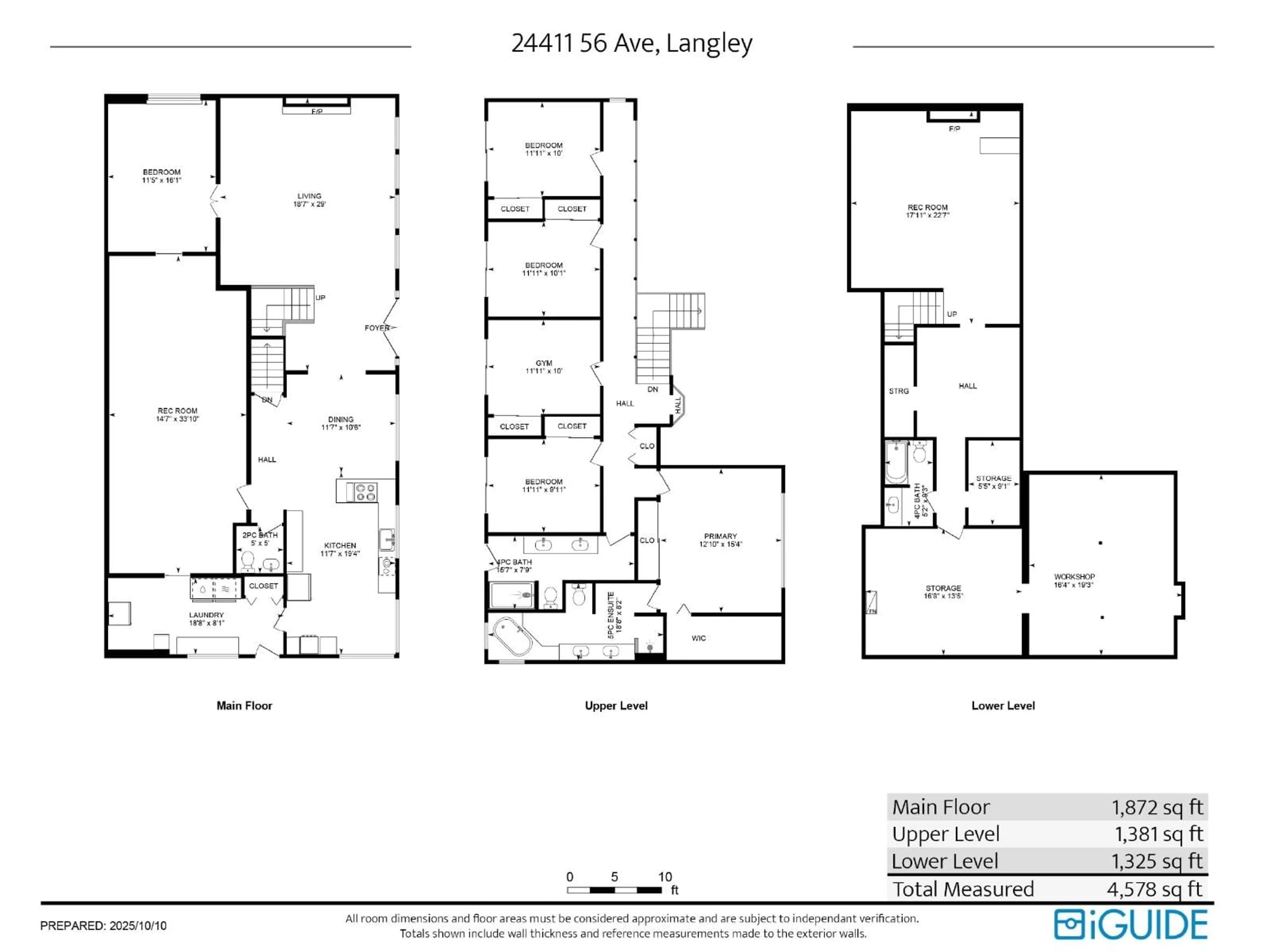 Floor plan for 24411 56 AVENUE, Langley British Columbia V2Z1B8
