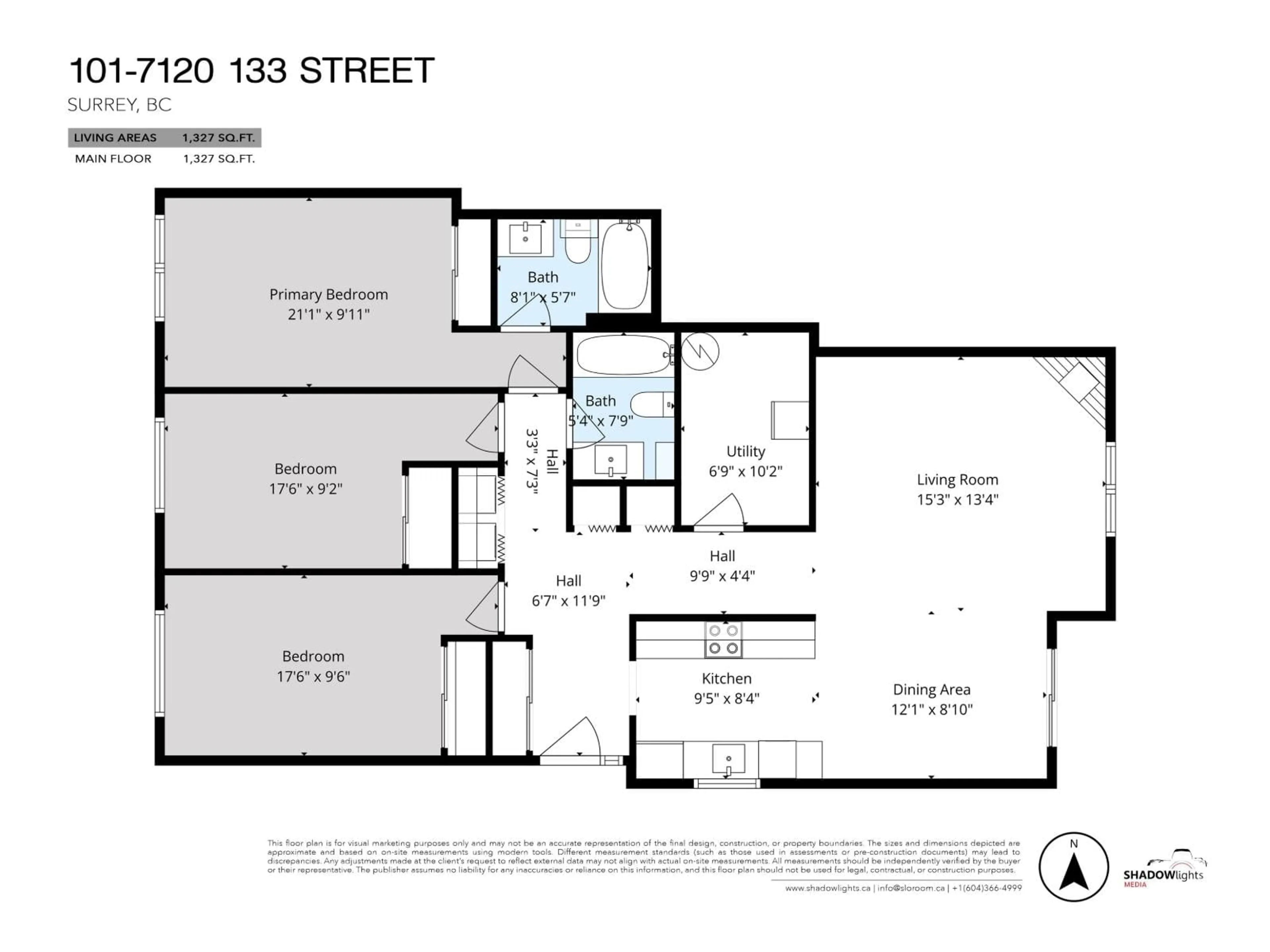 Floor plan for 101 - 7120 133 STREET, Surrey British Columbia V3W7Z7