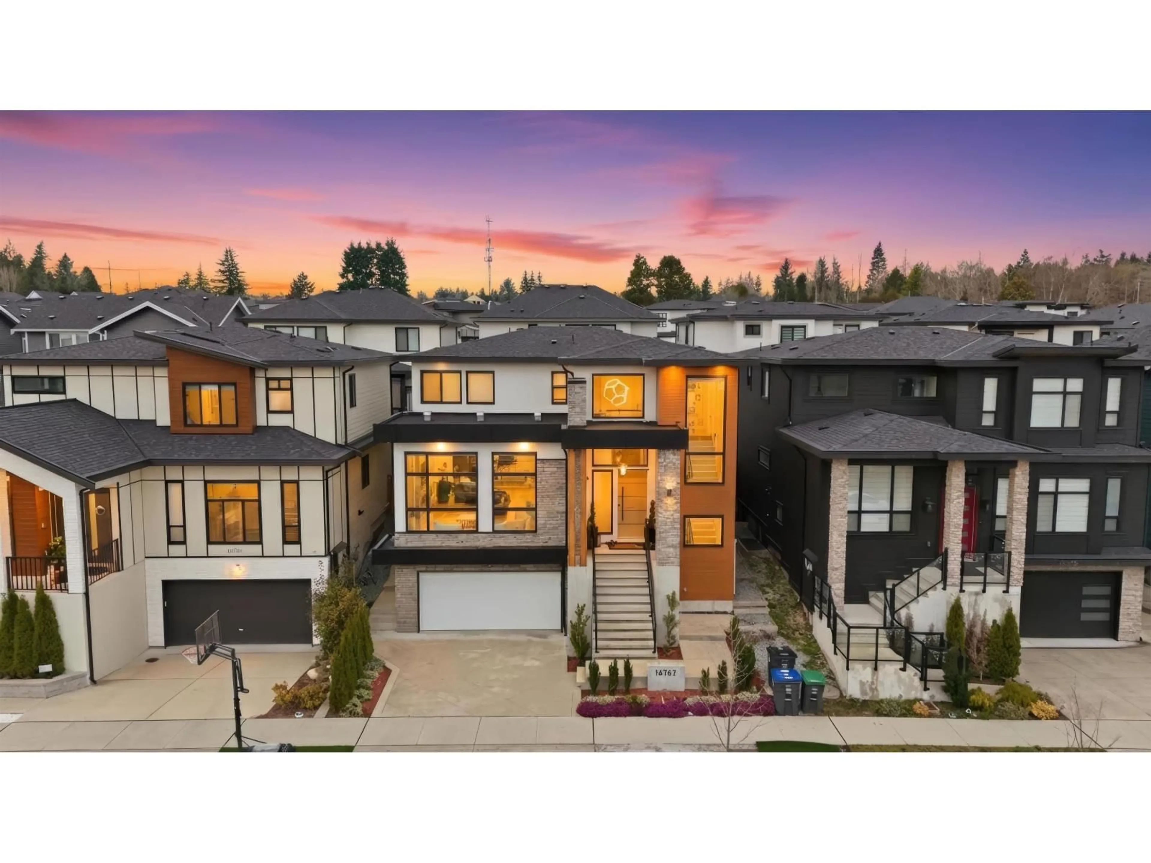 A pic from outside/outdoor area/front of a property/back of a property/a pic from drone, street for 16767 18 AVENUE, Surrey British Columbia V3Z9X5