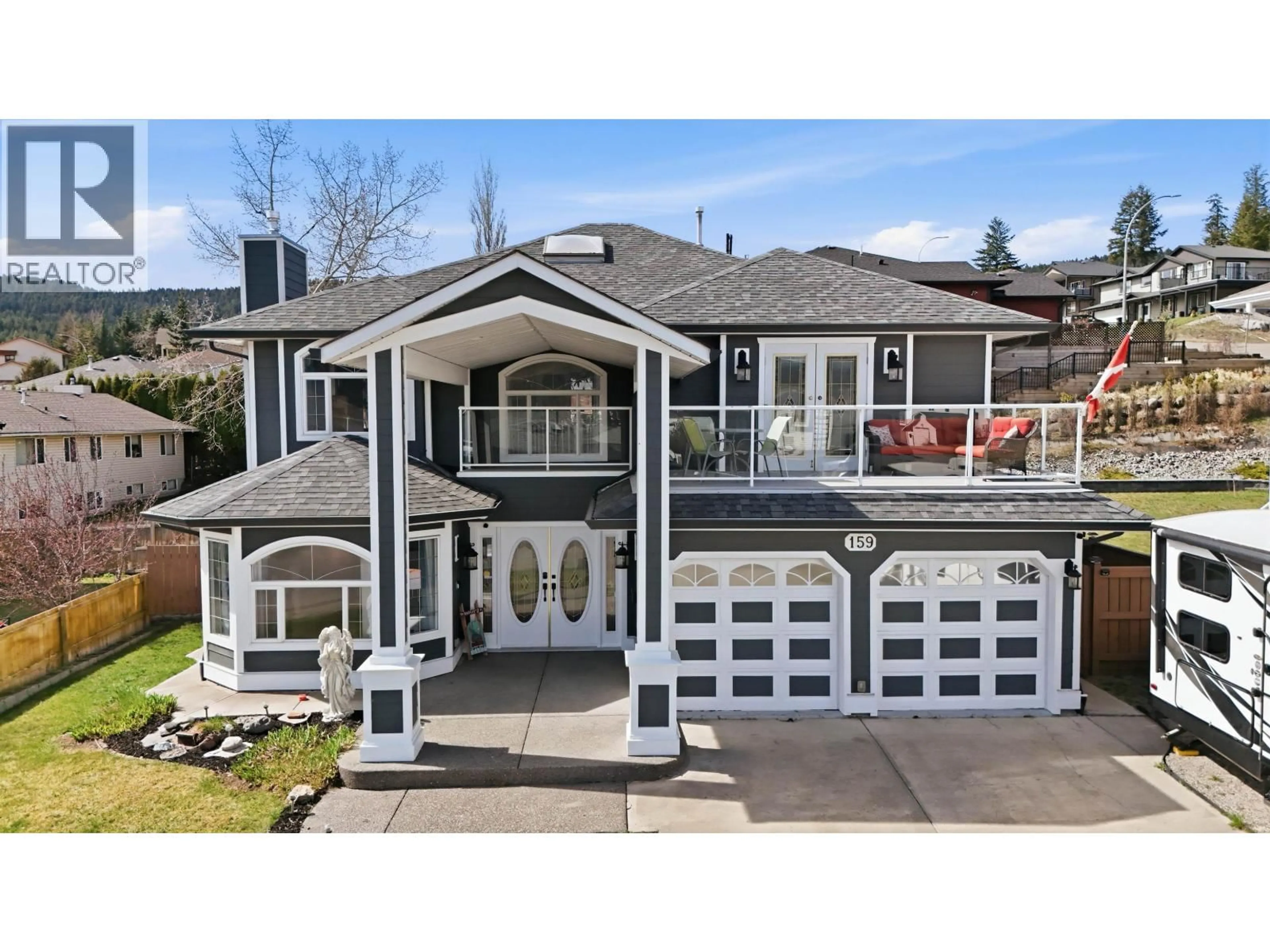 Home with vinyl exterior material, street for 159 WESTRIDGE DRIVE, Williams Lake British Columbia V2G5H8