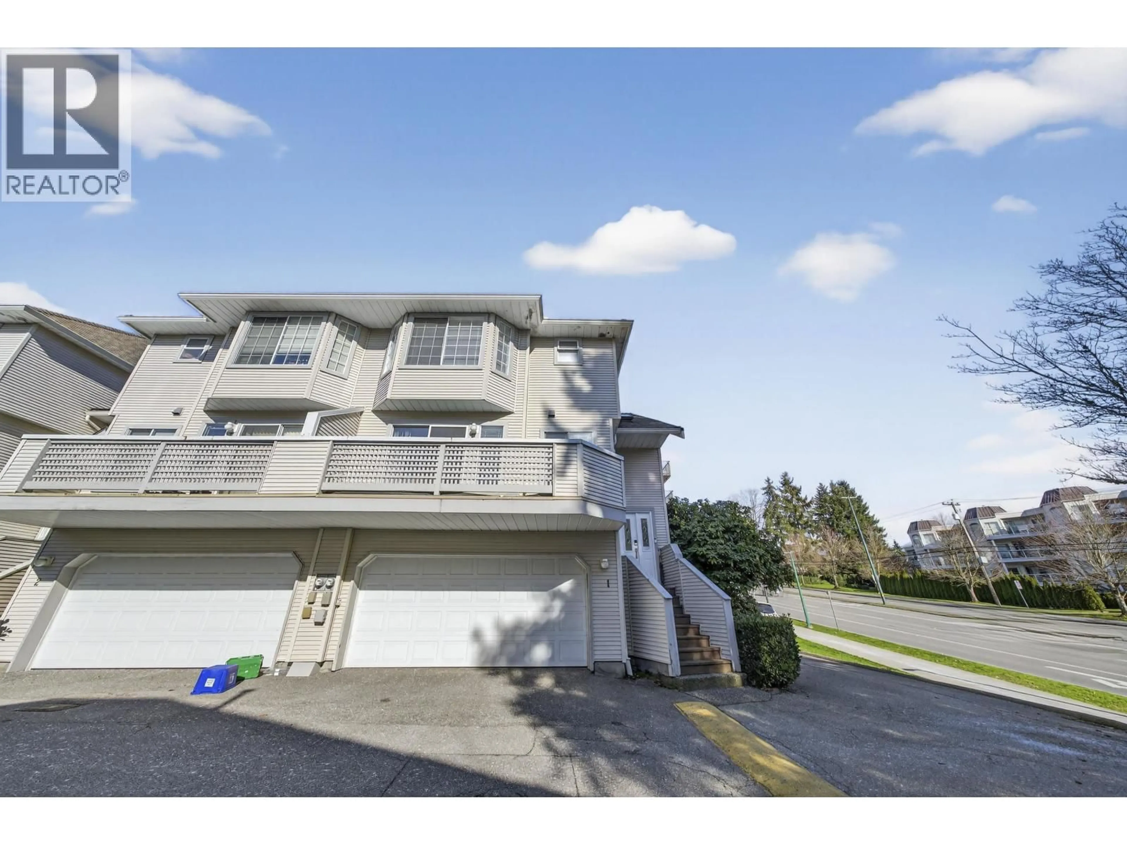 A pic from outside/outdoor area/front of a property/back of a property/a pic from drone, street for 1 - 1216 JOHNSON STREET, Coquitlam British Columbia V3B4T2