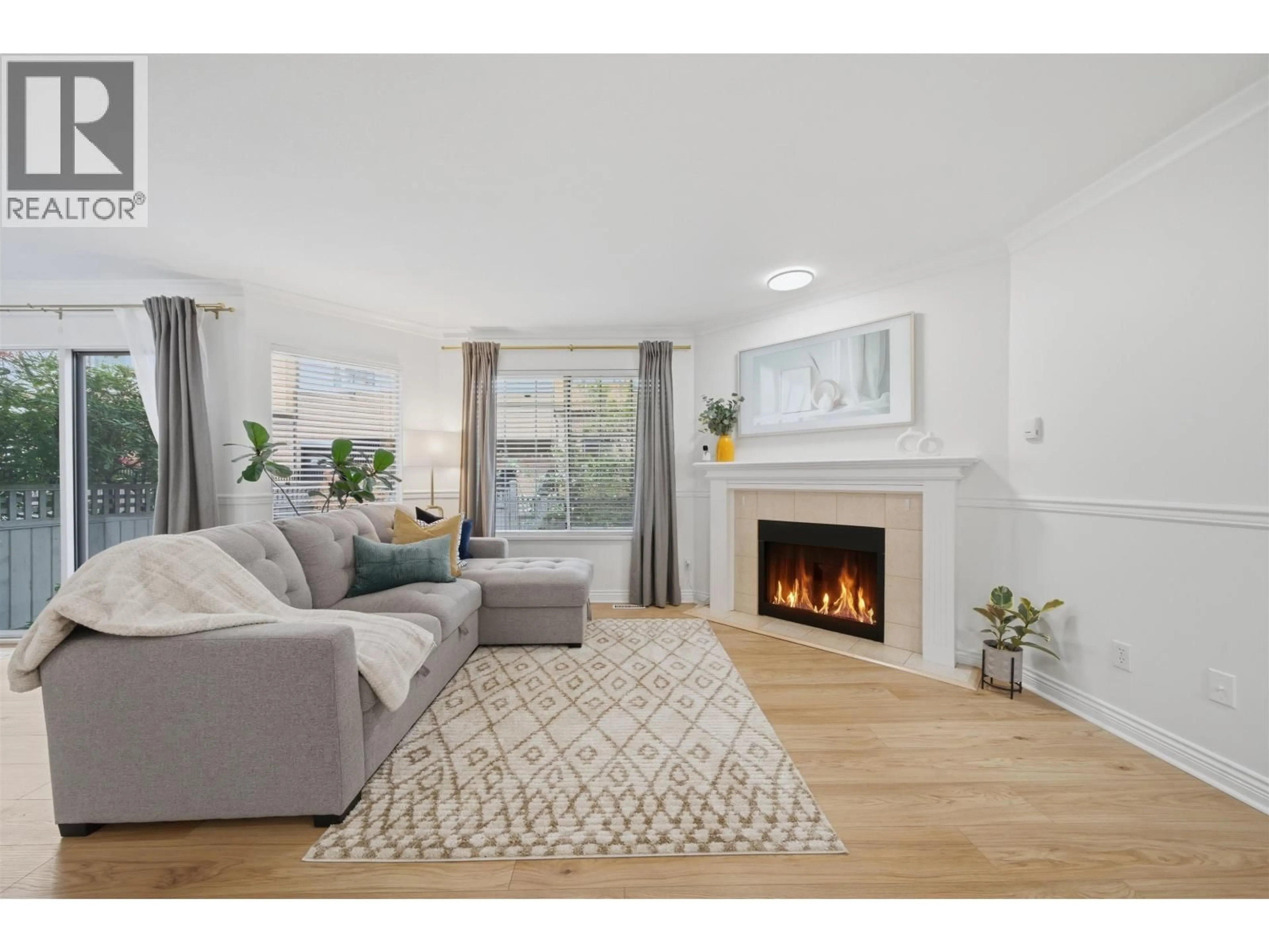 Living room with furniture, wood/laminate floor for 1 - 1216 JOHNSON STREET, Coquitlam British Columbia V3B4T2