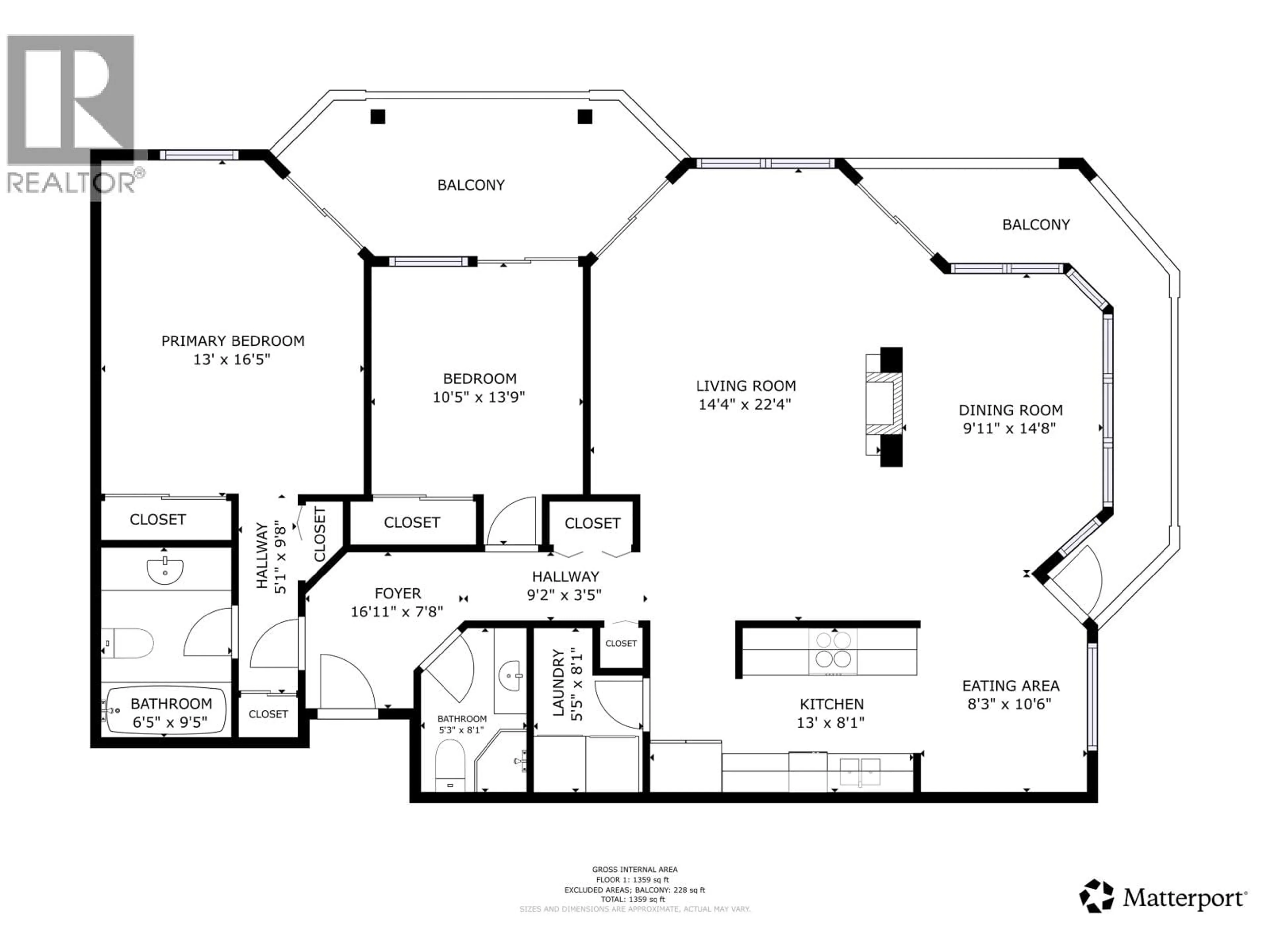 Floor plan for 260 - 8611 ACKROYD ROAD, Richmond British Columbia V6X3P4