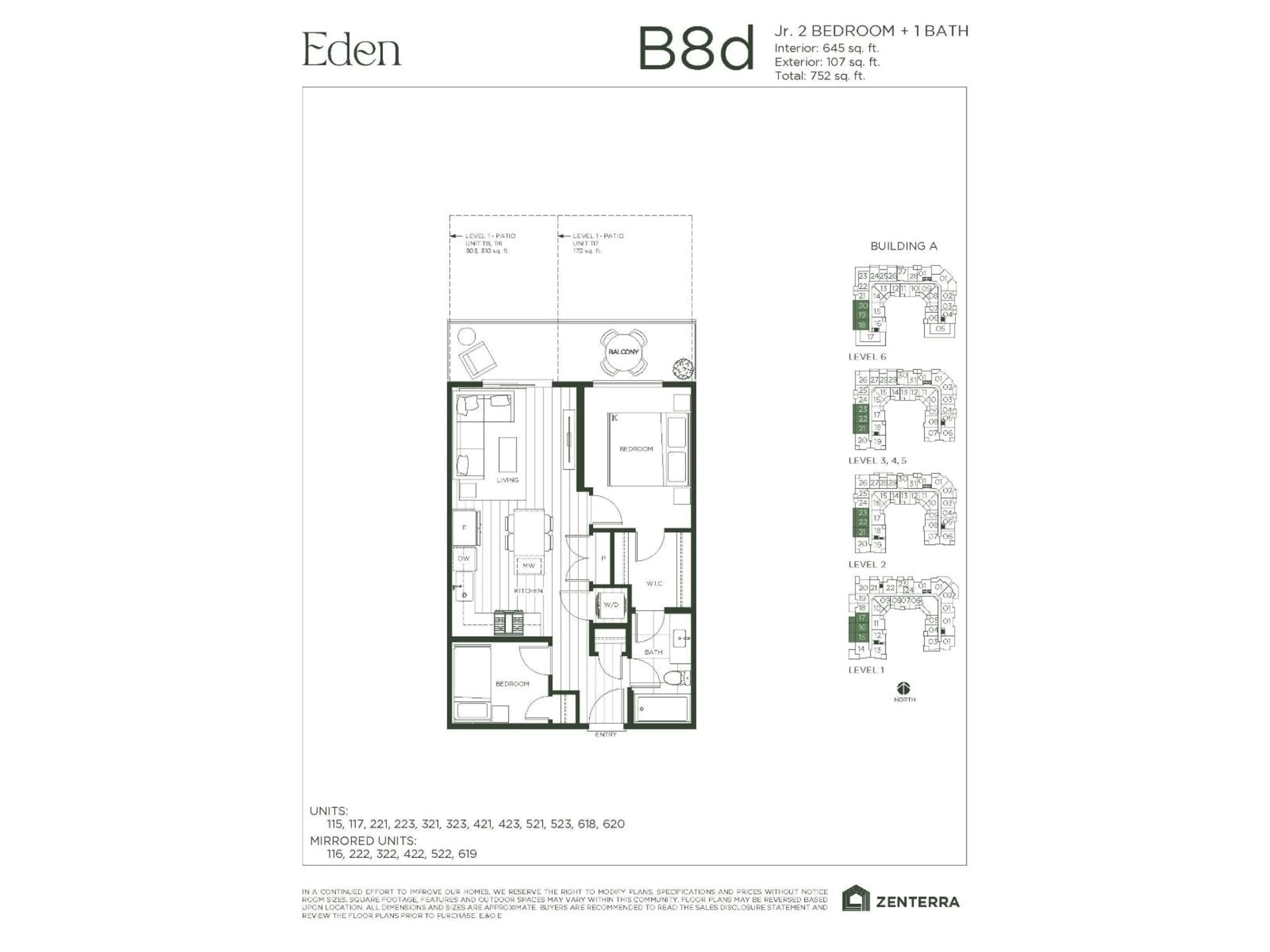 Floor plan for A222 - 19936 77 AVENUE, Langley British Columbia V0V0V0