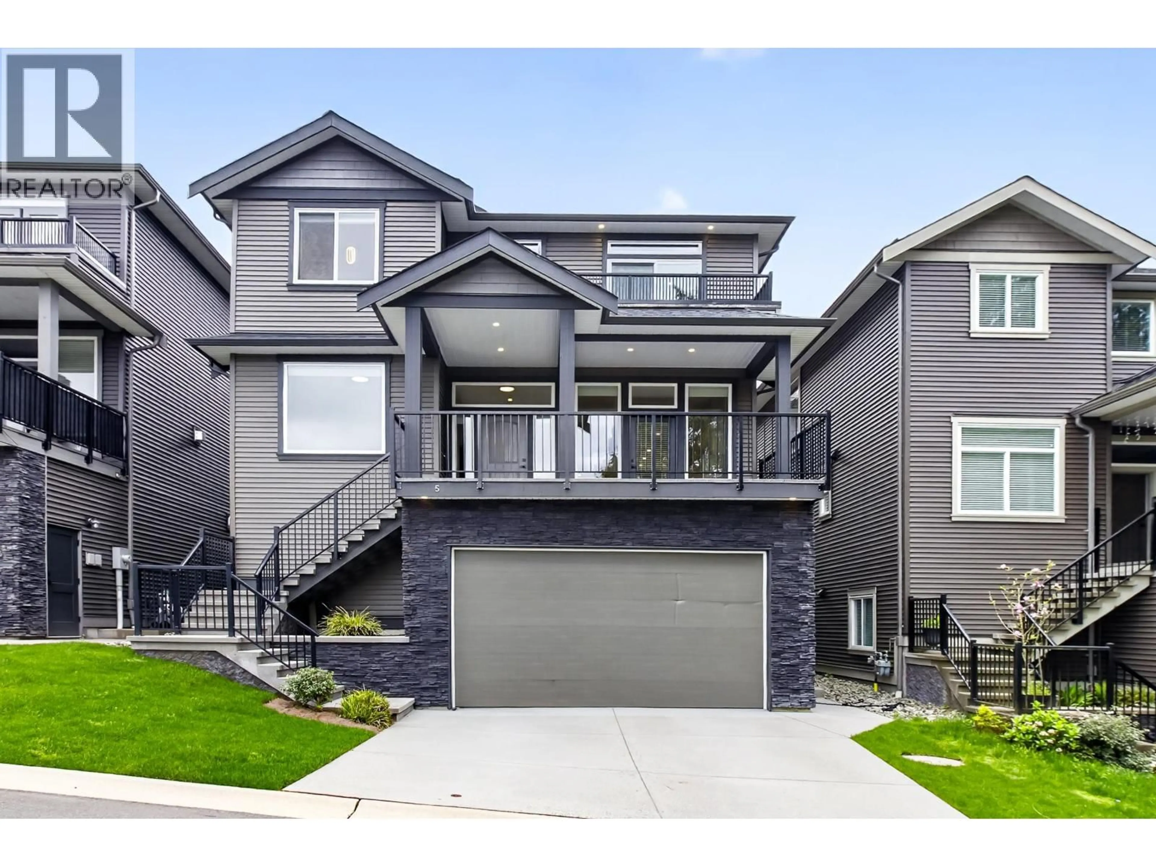 Home with vinyl exterior material, street for 5 - 23527 LARCH AVENUE, Maple Ridge British Columbia V4R2S6