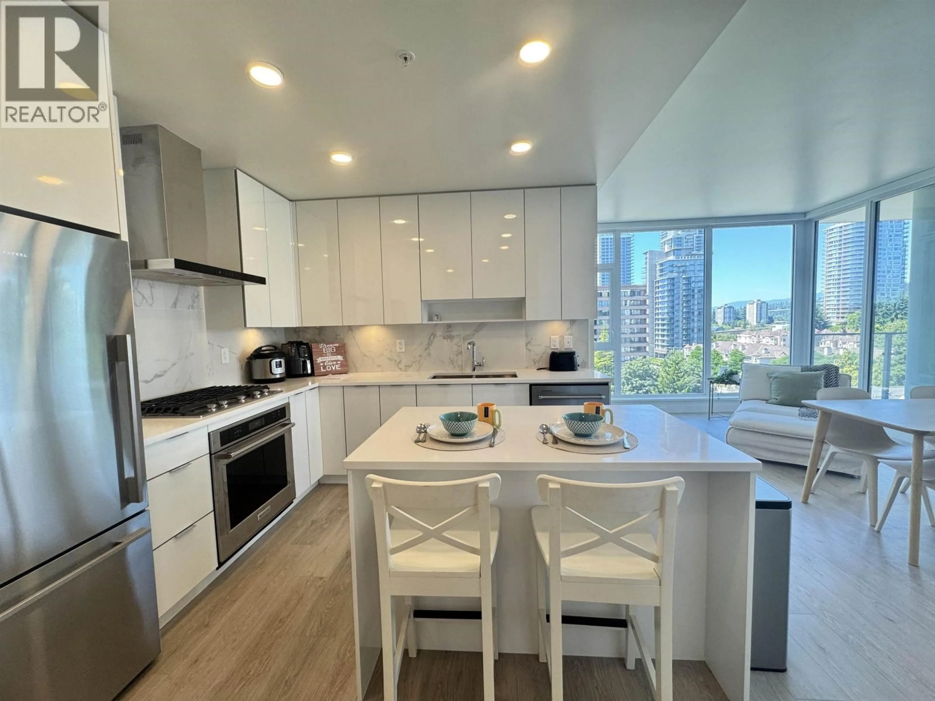 Open concept kitchen, unknown for 608 - 555 SYDNEY AVENUE, Coquitlam British Columbia V3K0G5