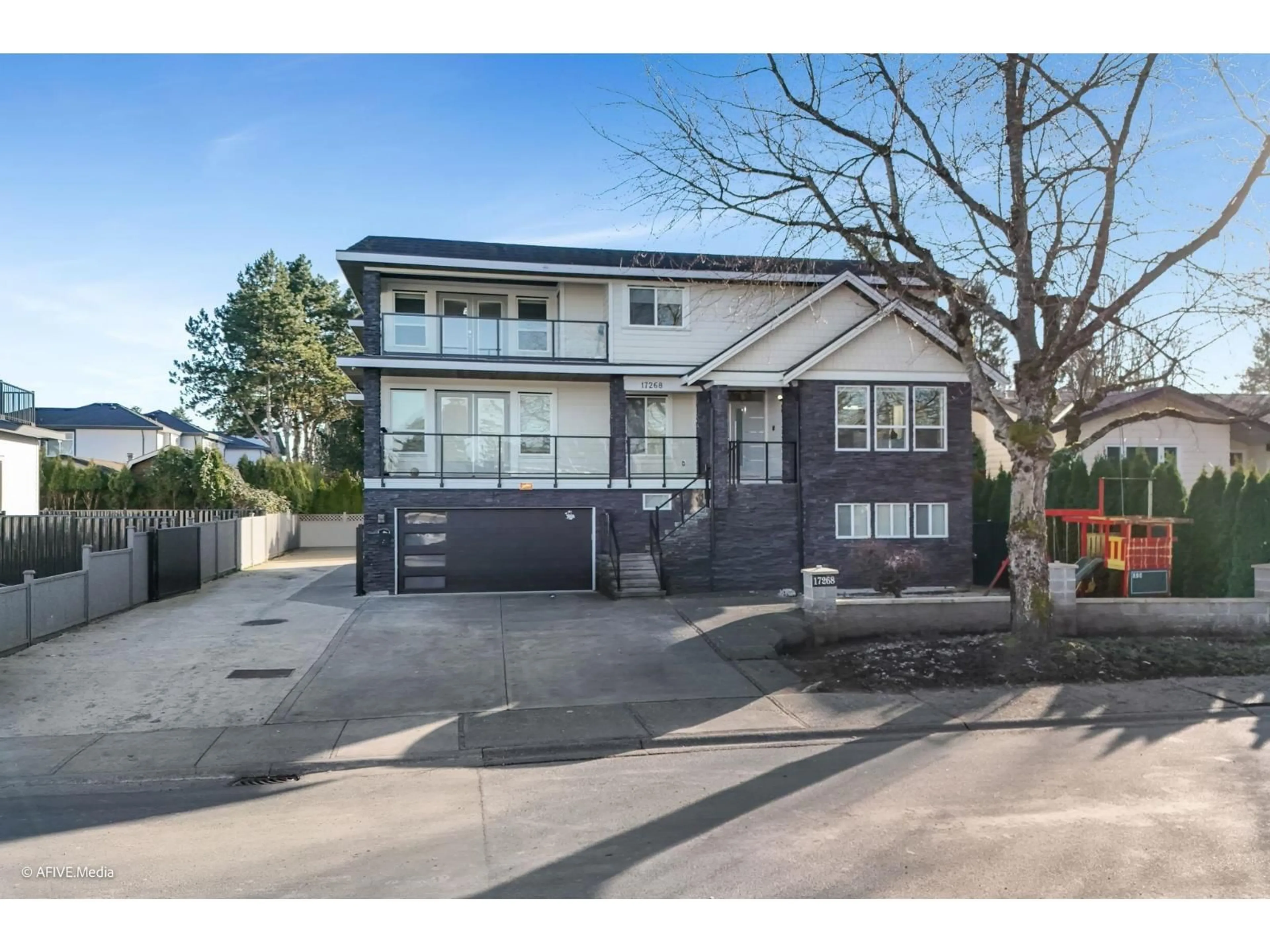 Home with brick exterior material, street for 17268 61A AVENUE, Surrey British Columbia V3S4V7