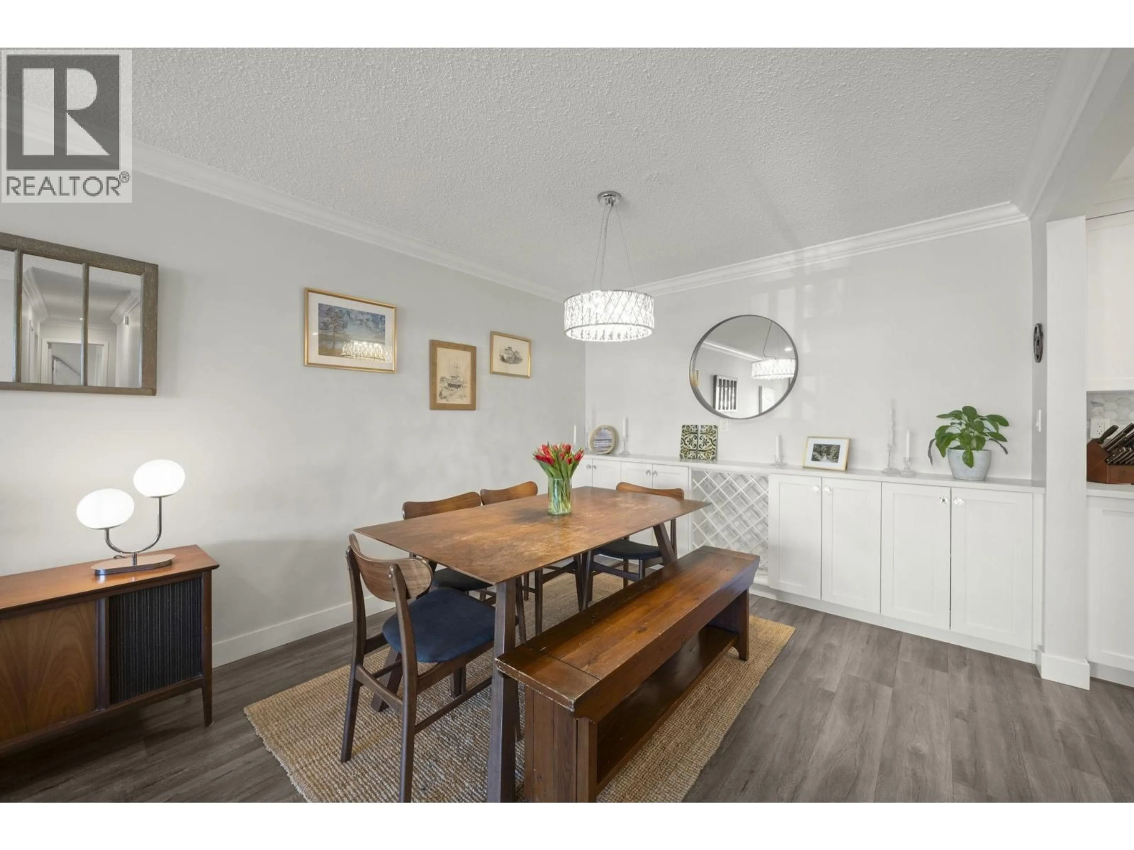 Dining room, wood/laminate floor for 211 - 4111 FRANCIS ROAD, Richmond British Columbia V5C2P8