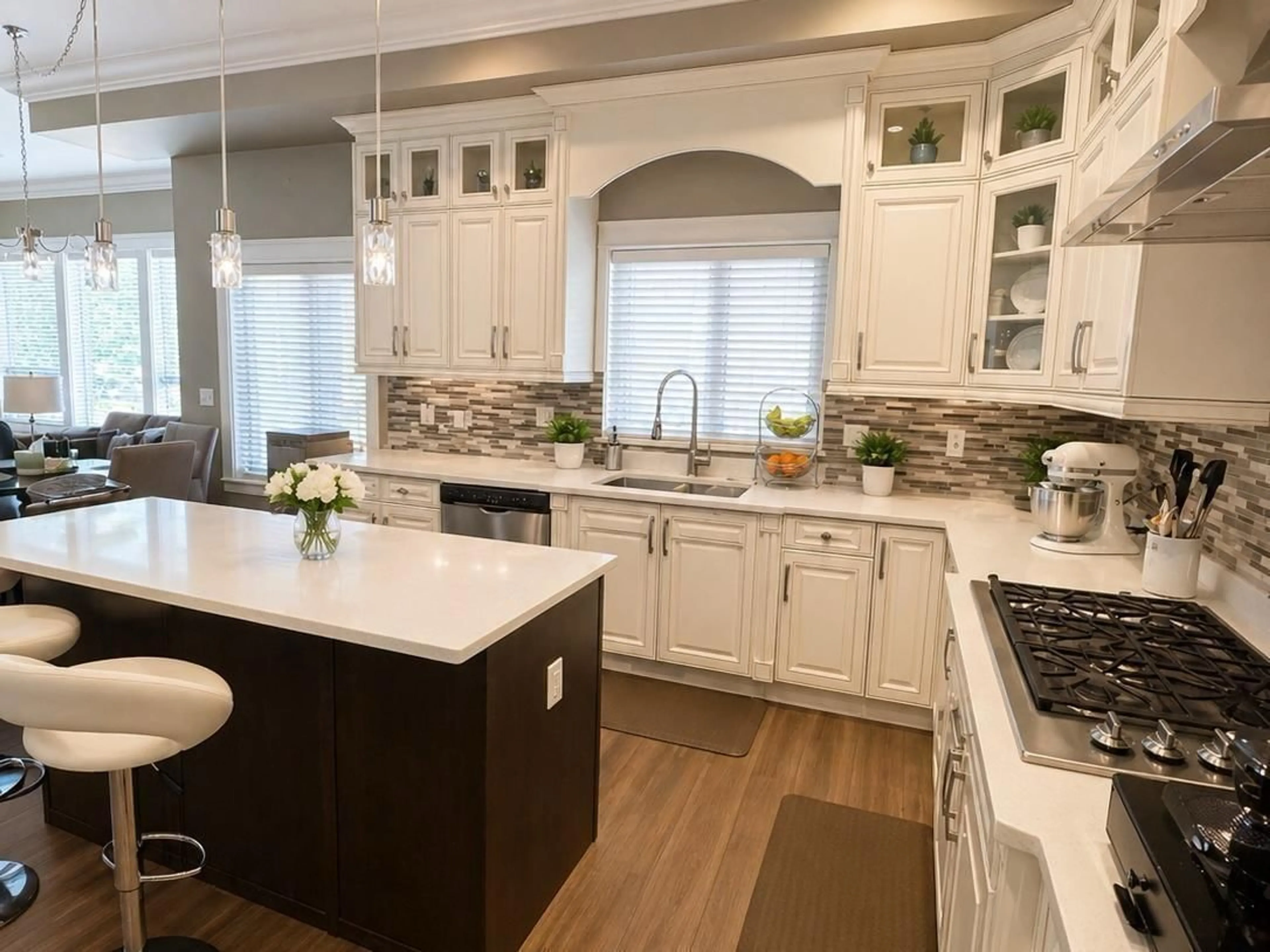 Open concept kitchen, unknown for 5911 139A STREET, Surrey British Columbia V3W6L1