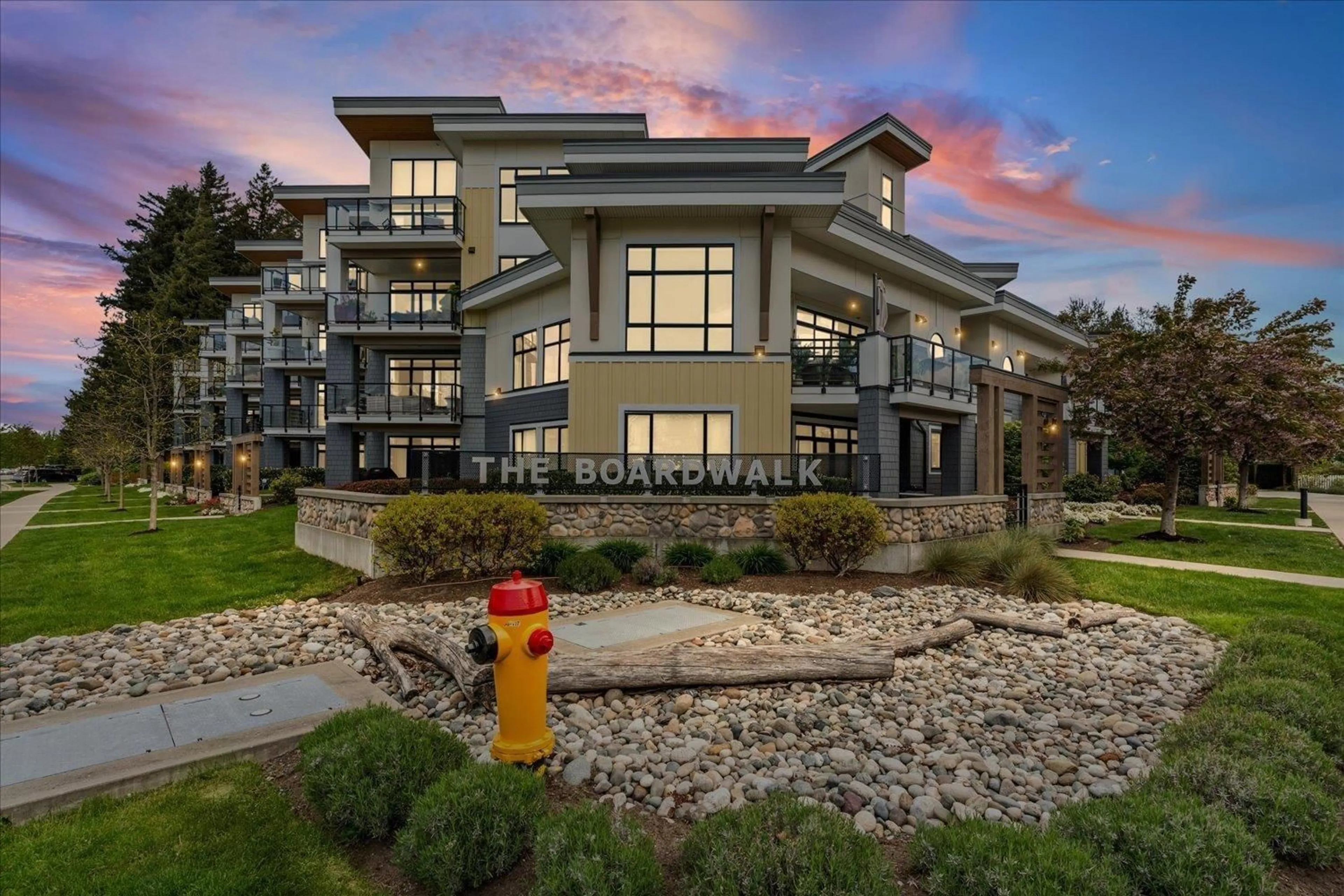 A pic from outside/outdoor area/front of a property/back of a property/a pic from drone, water/lake/river/ocean view for 204 - 5384 TYEE LANE, Chilliwack British Columbia V2R6C8