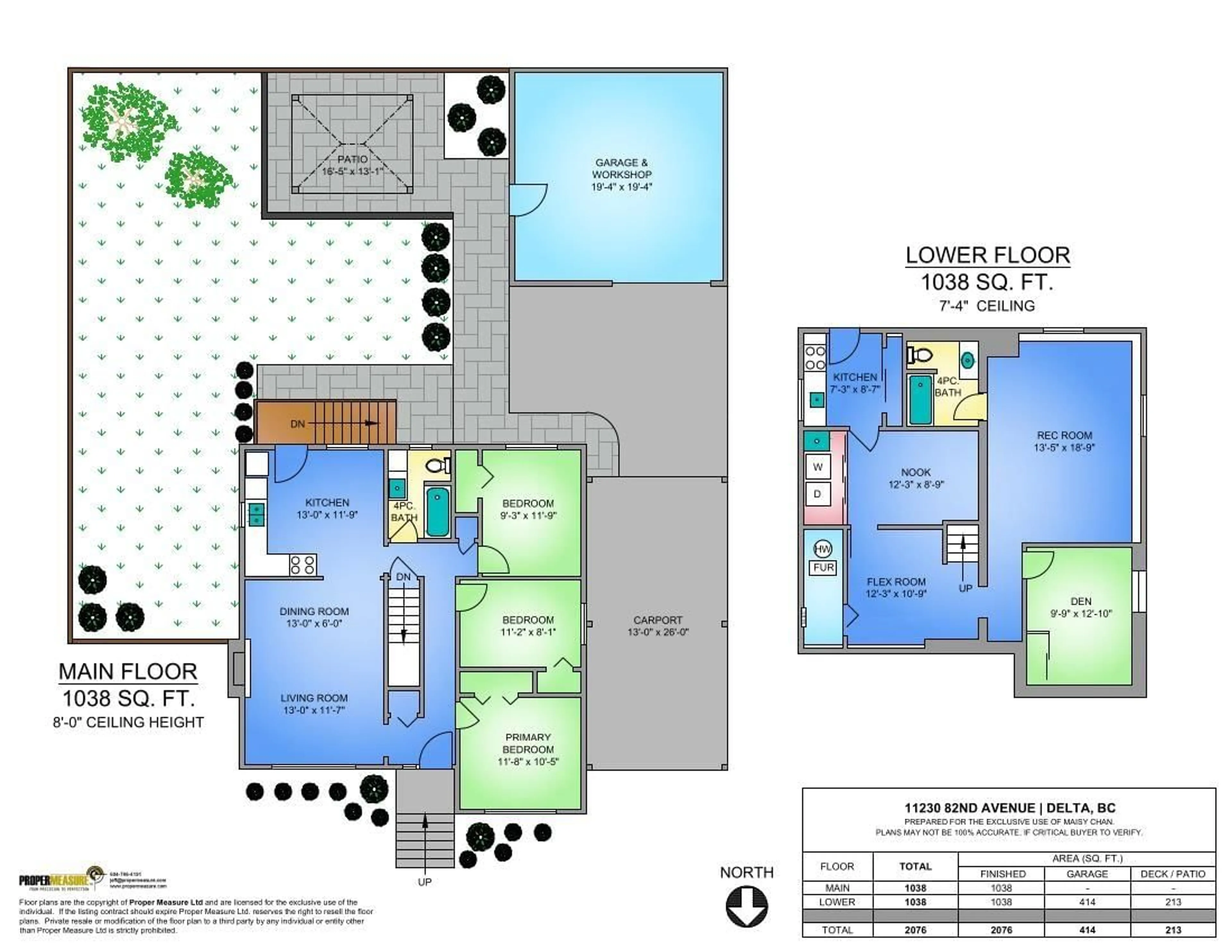 Floor plan for 11230 82 AVENUE, Delta British Columbia V4C2B7