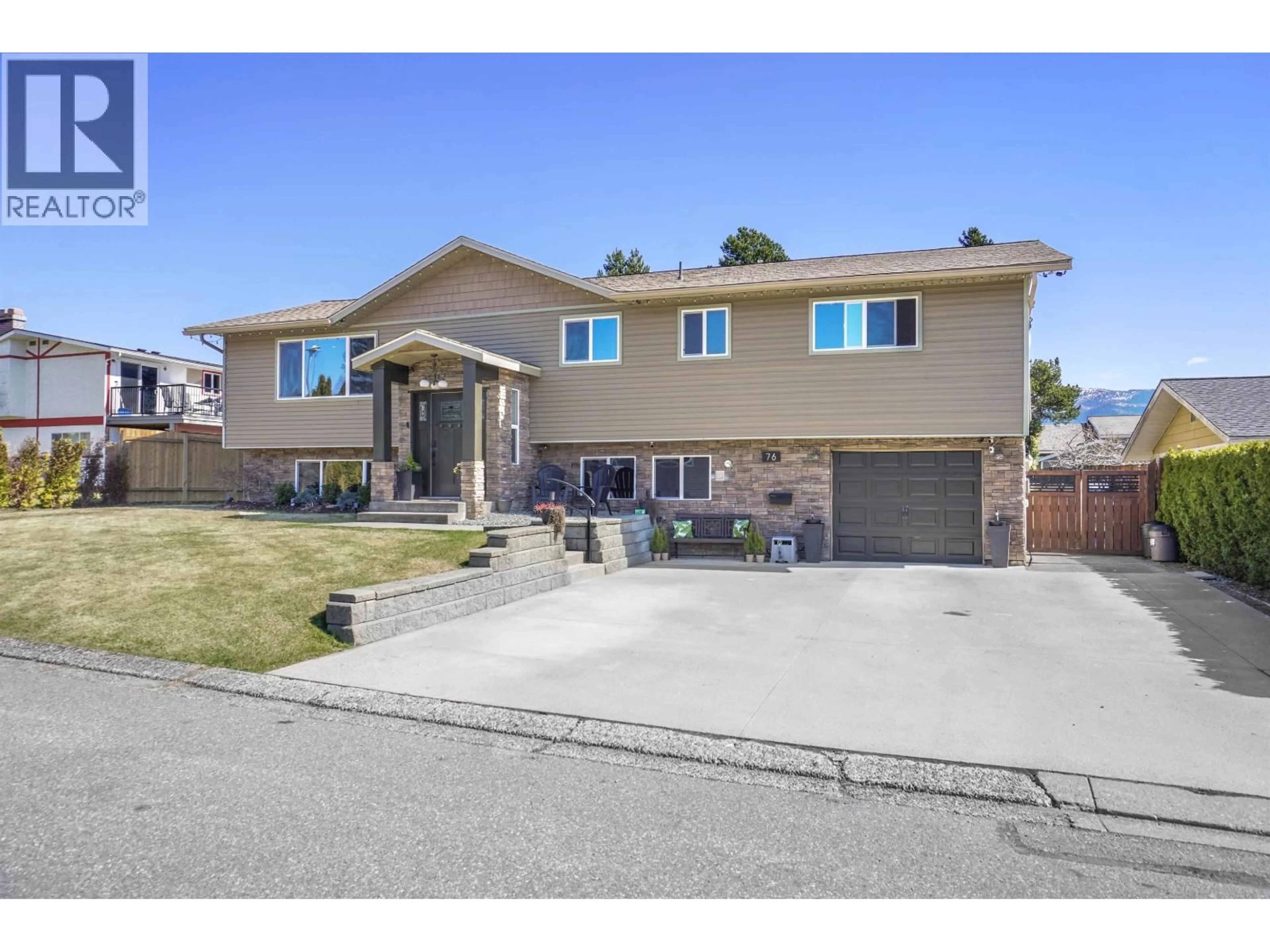 Home with brick exterior material, street for 76 CARLSON STREET, Kitimat British Columbia V8C1B1