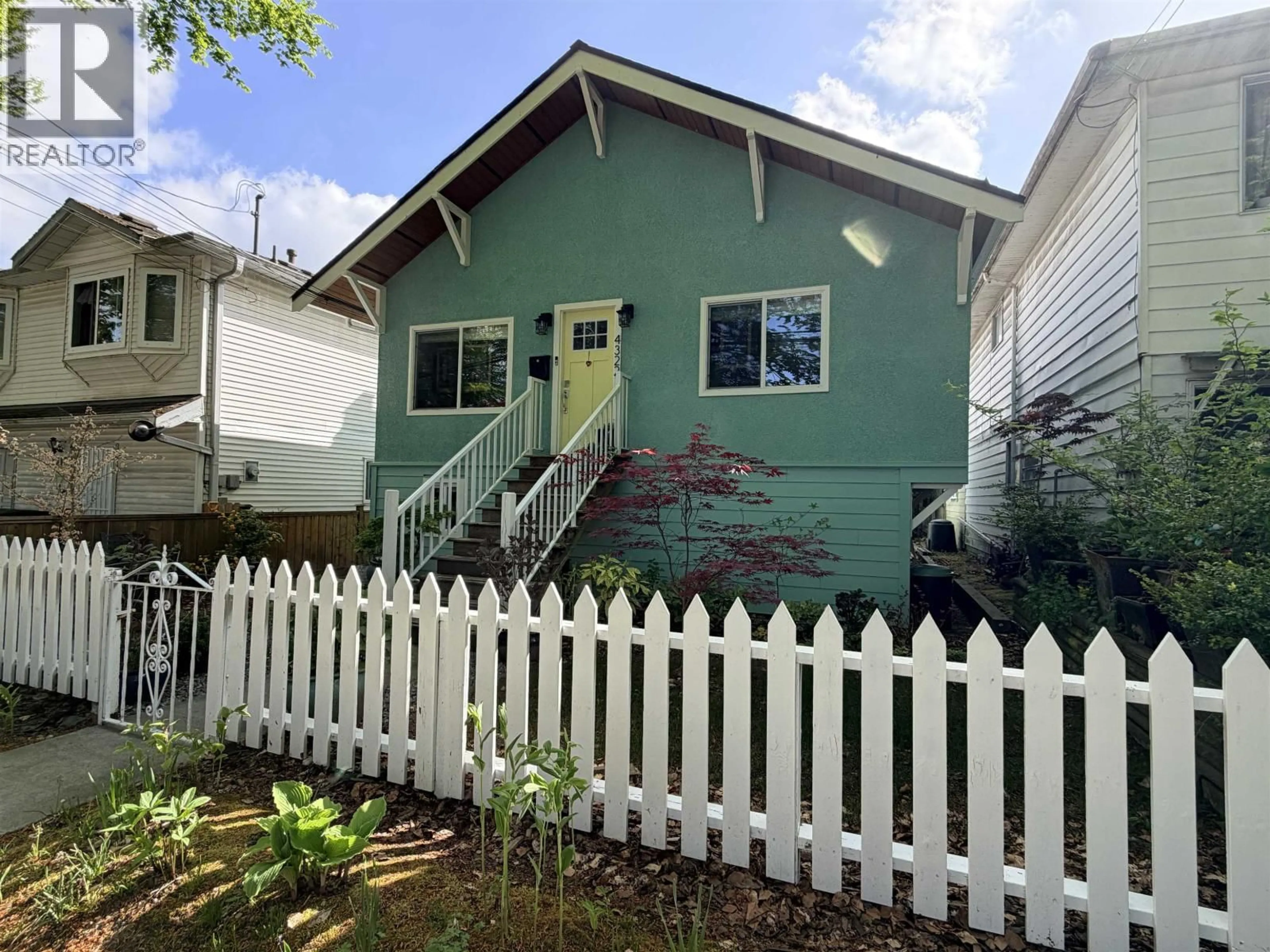 Home with vinyl exterior material, street for 4322 WELWYN STREET, Vancouver British Columbia V5N3Z4