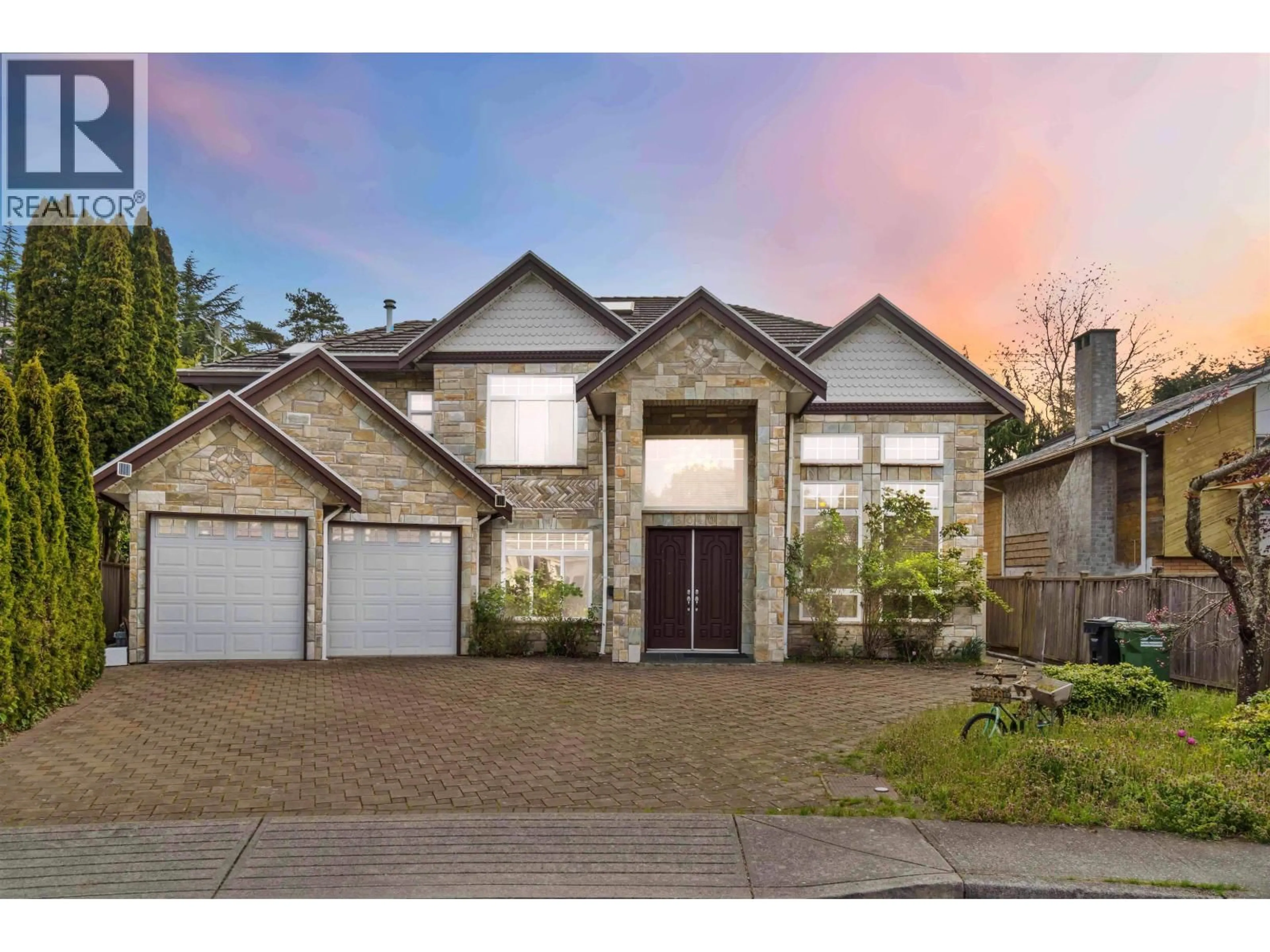 Home with brick exterior material, street for 6040 ADAMS PLACE, Richmond British Columbia V7C2W1