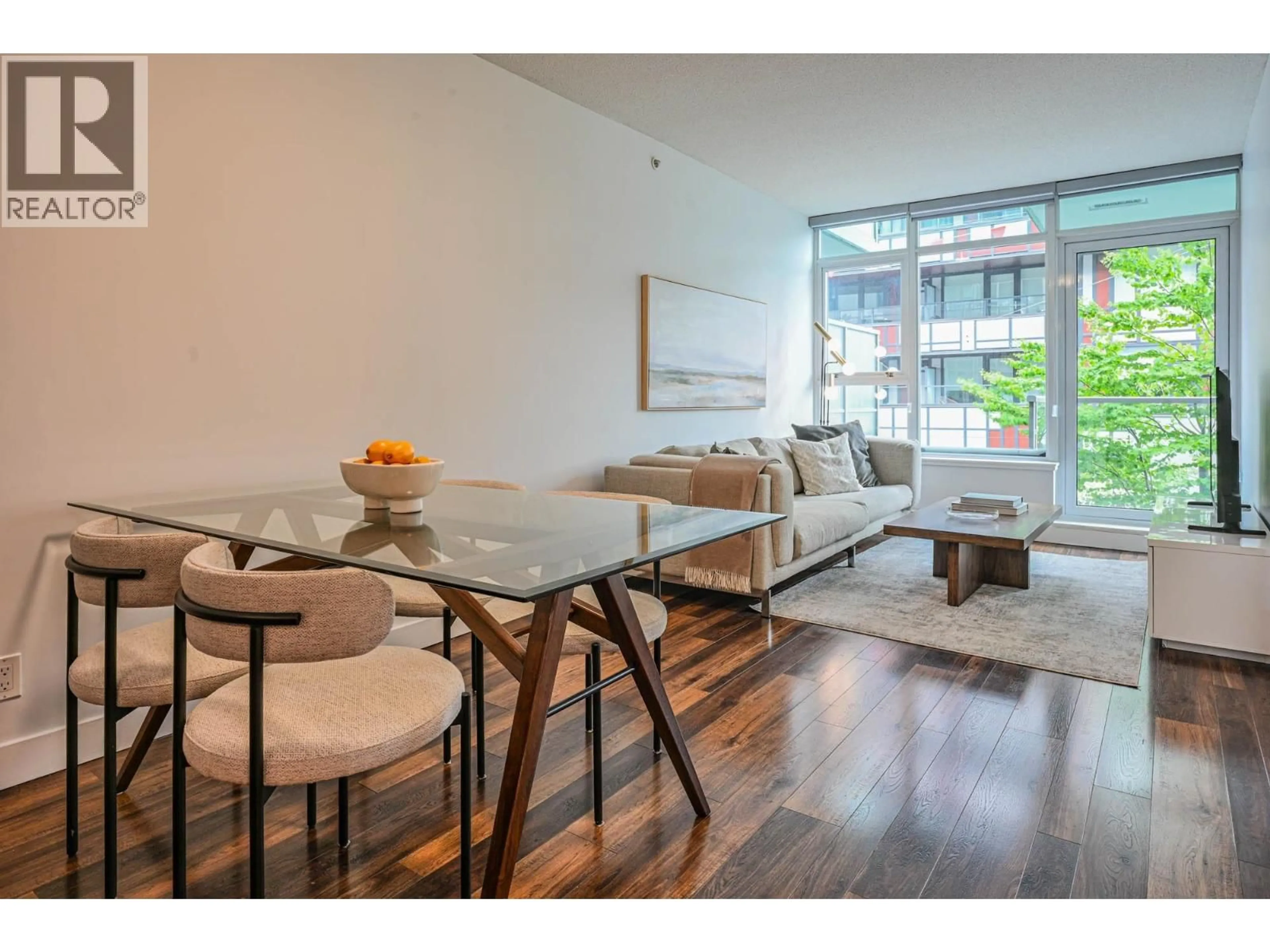 Living room with furniture, wood/laminate floor for 509 - 251 7TH AVENUE, Vancouver British Columbia V5T0B9