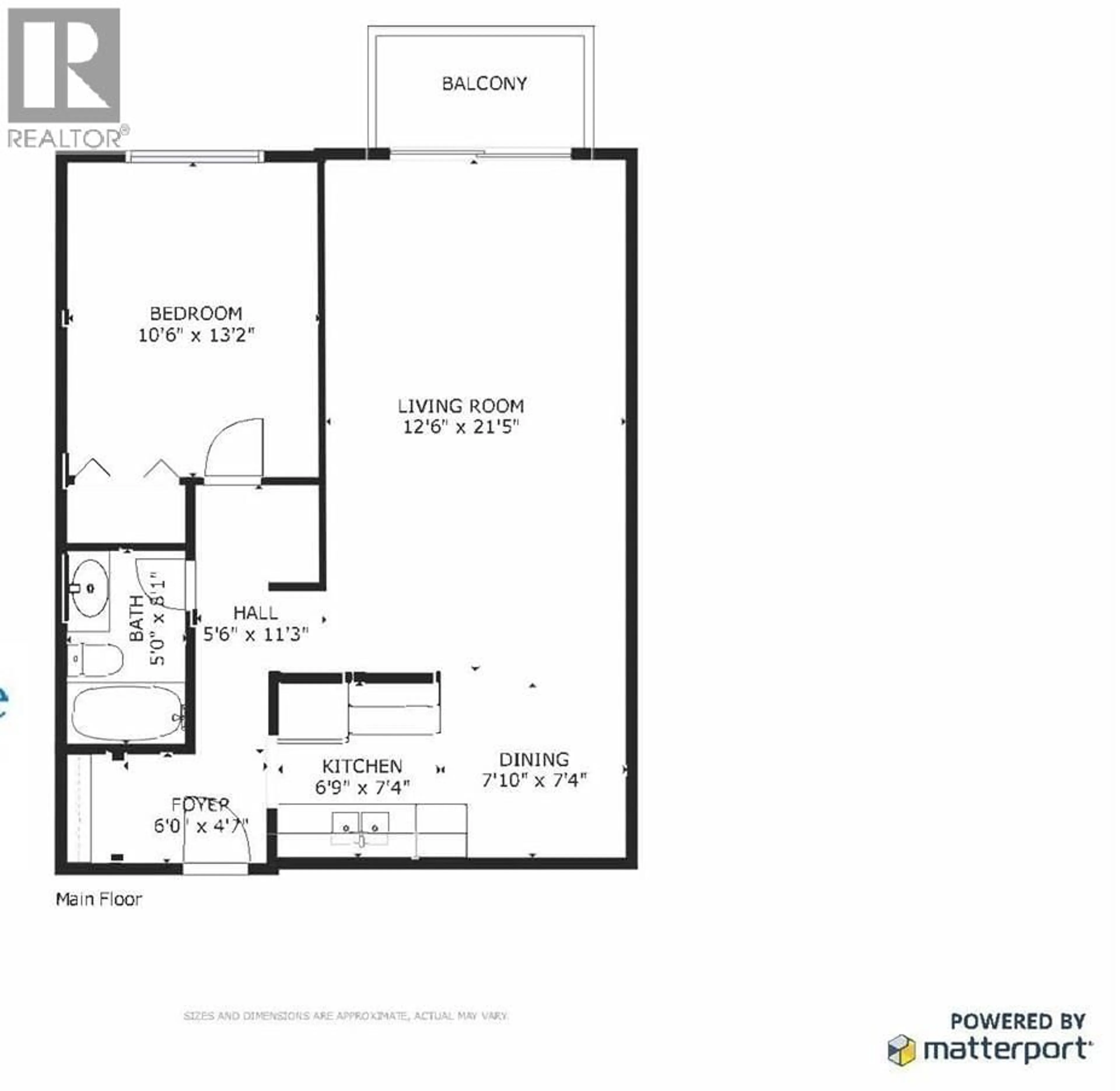Floor plan for 212 - 780 PREMIER STREET, North Vancouver British Columbia V7J2G8