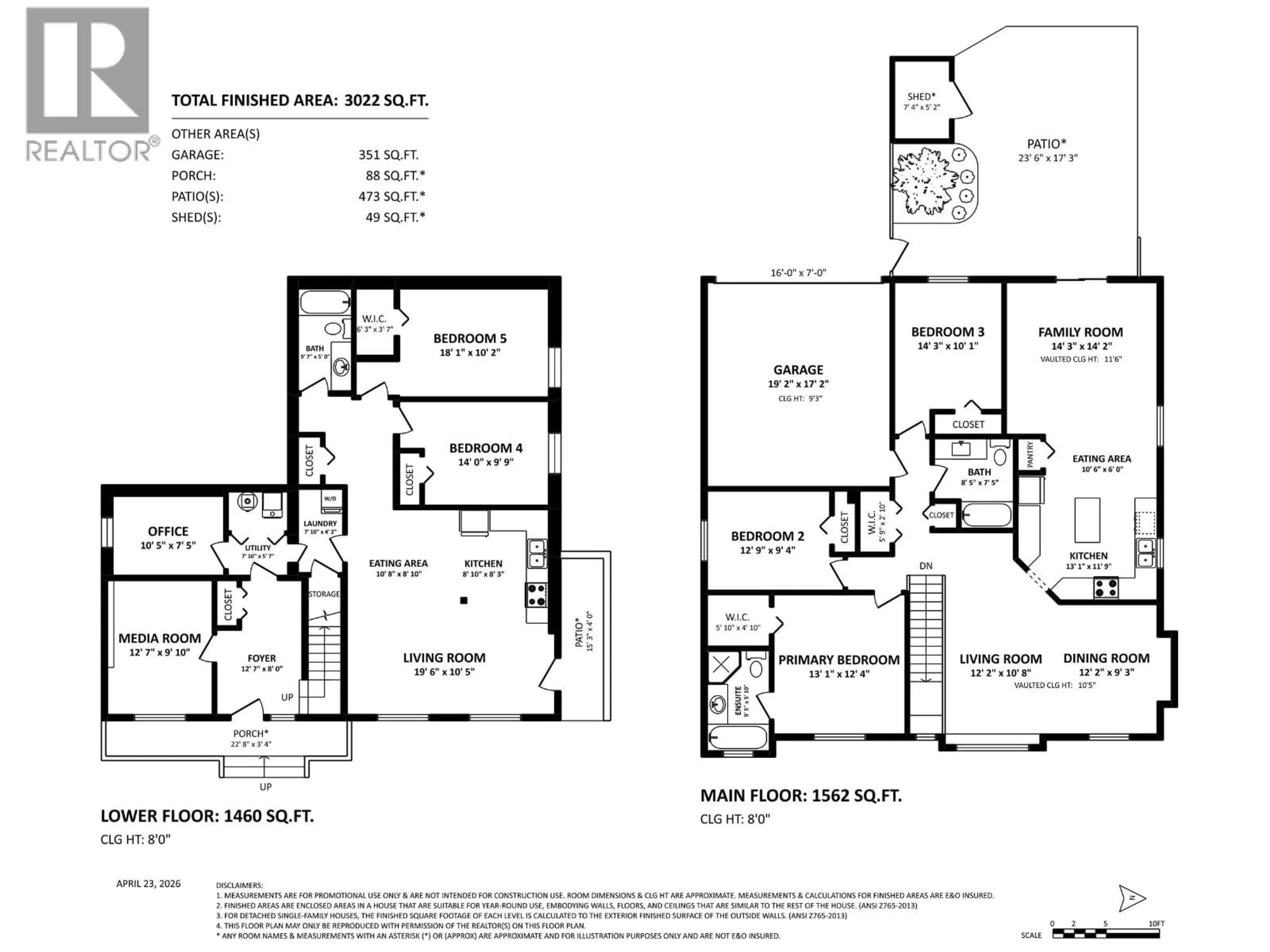Floor plan for 11377 CREEKSIDE STREET, Maple Ridge British Columbia V2W2A4
