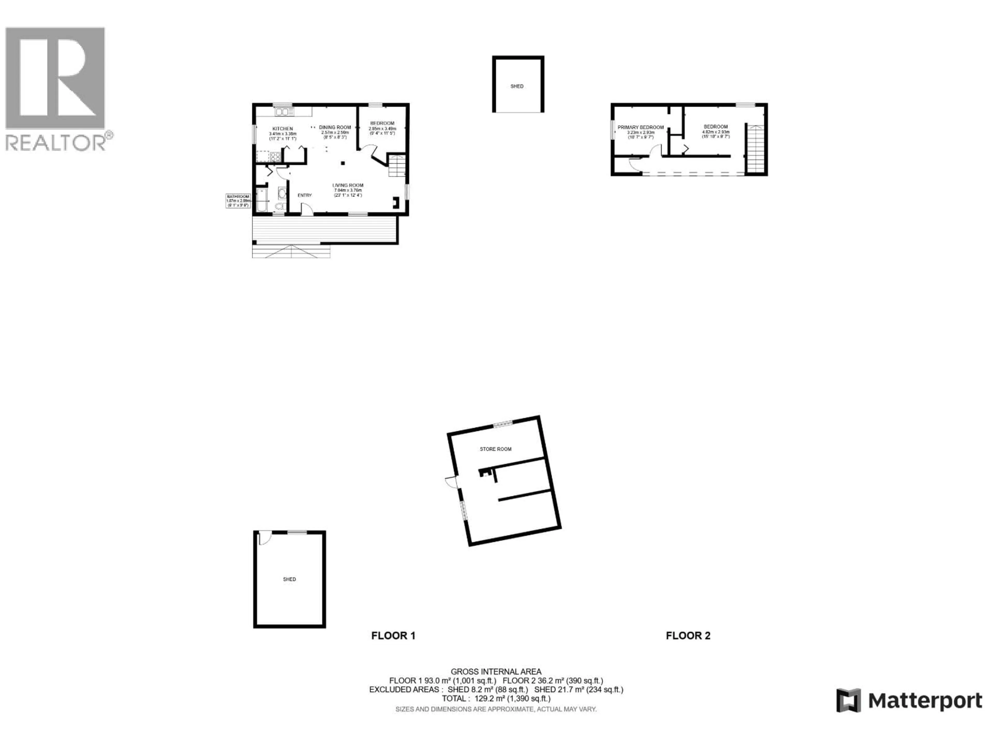 Floor plan for 1168 HLADY ROAD, Quesnel British Columbia V2J6Y1