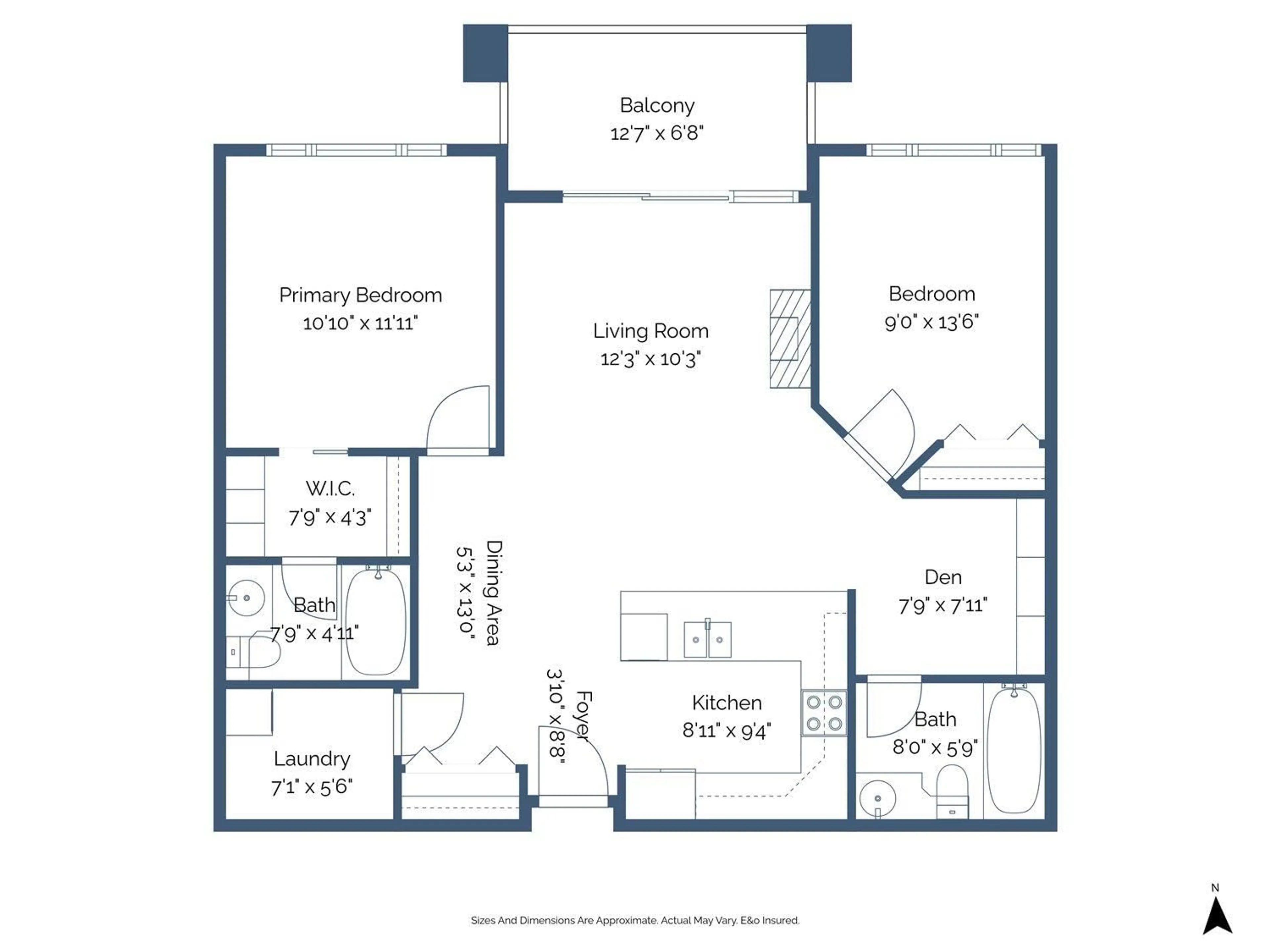 Floor plan for 402 - 3192 GLADWIN ROAD, Abbotsford British Columbia V2T6M9