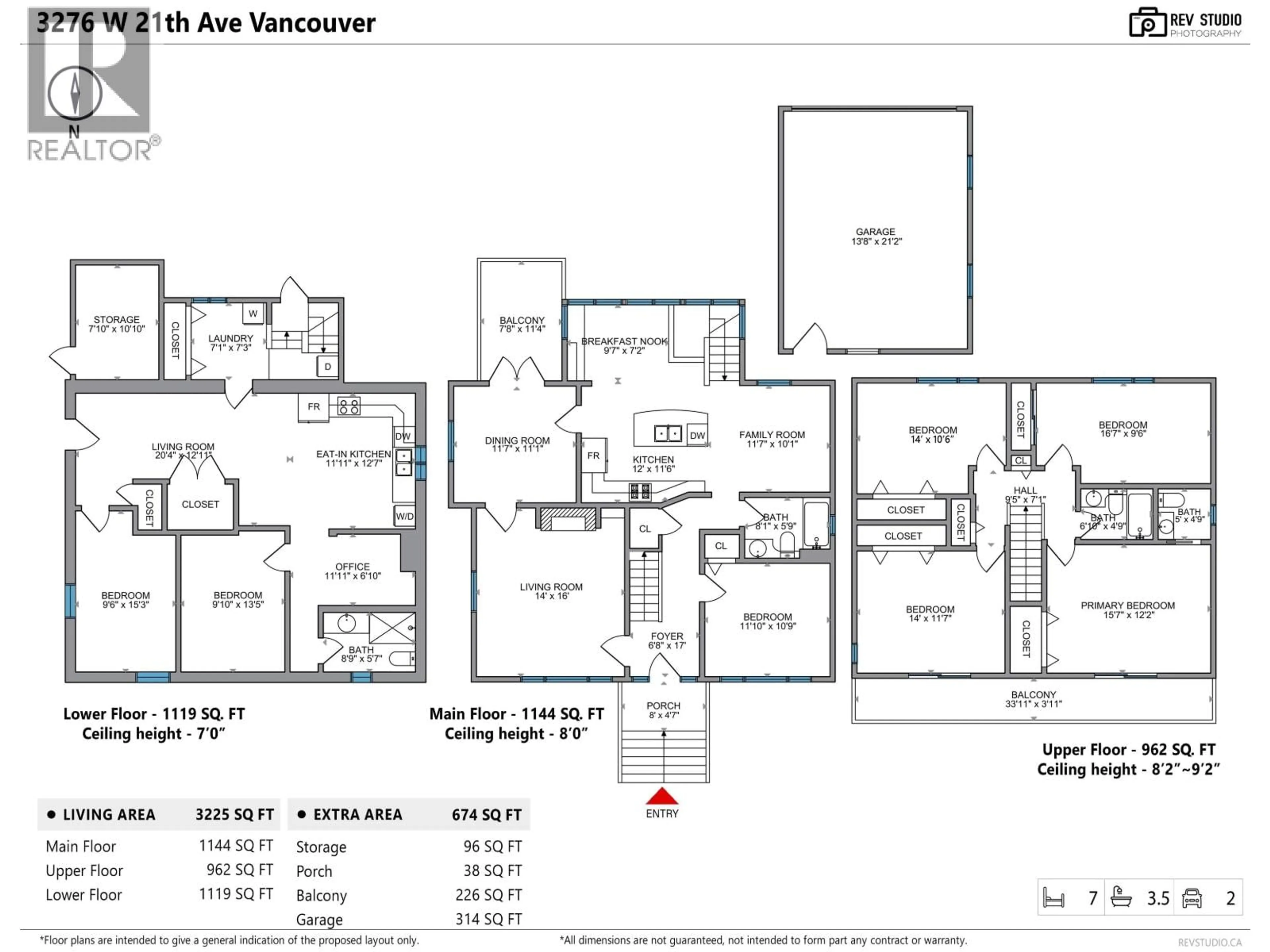 Floor plan for 3276 21ST AVENUE, Vancouver British Columbia V6L1L2