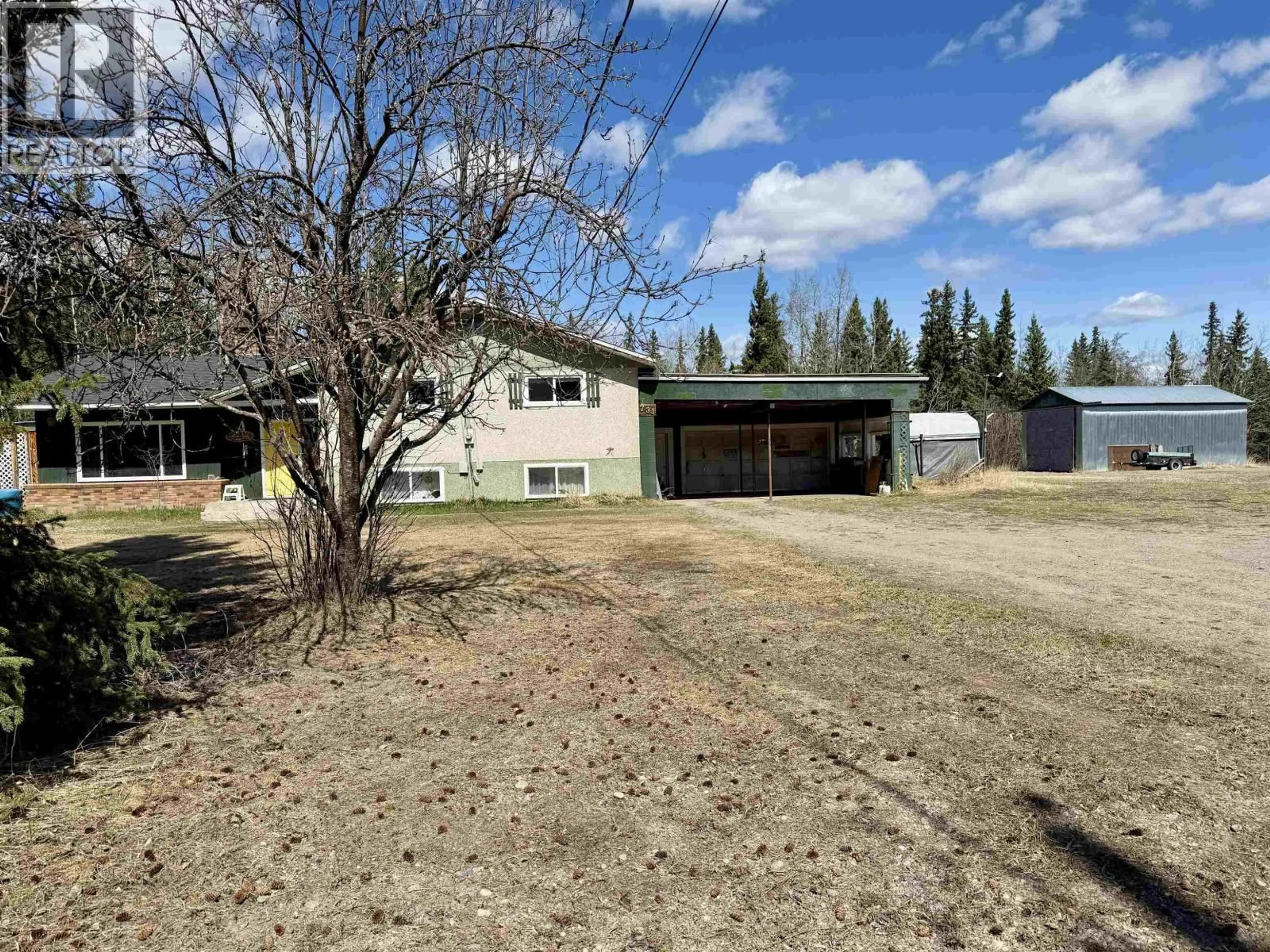 A pic from outside/outdoor area/front of a property/back of a property/a pic from drone, street for 731 NECHAKO AVENUE, Vanderhoof British Columbia V0J3A1