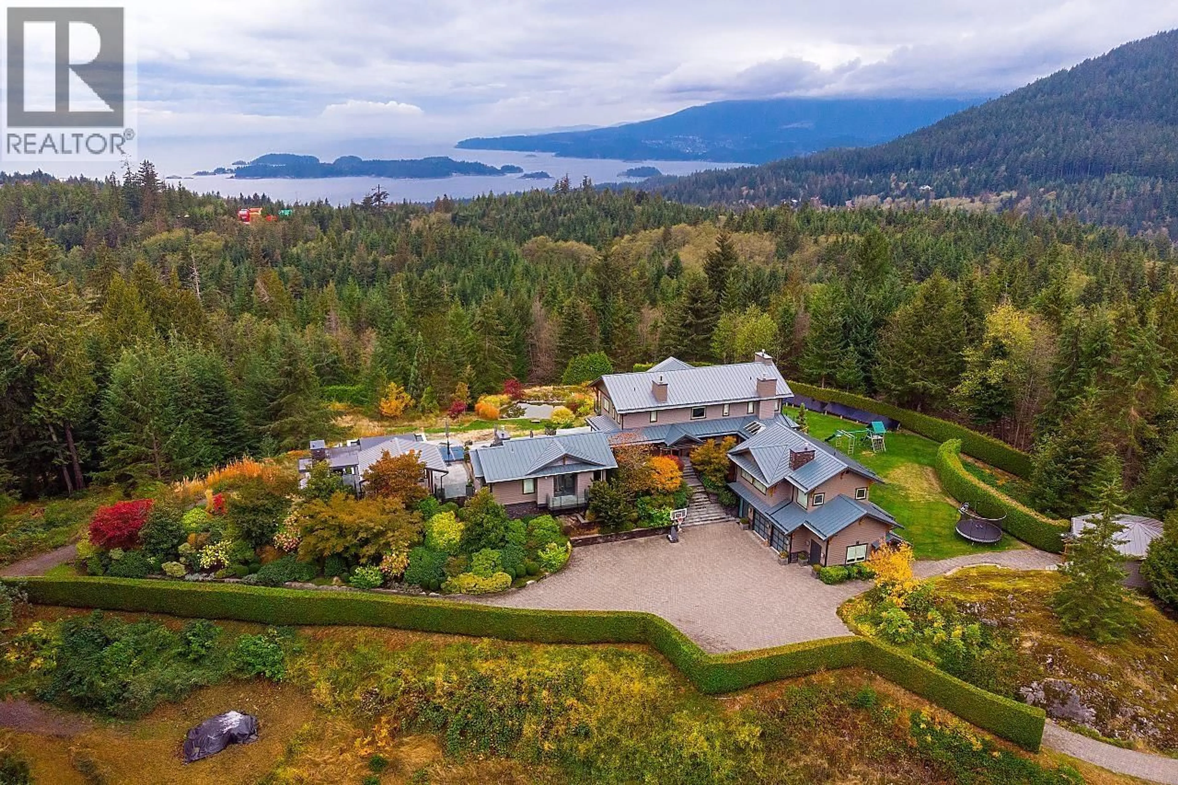 A pic from outside/outdoor area/front of a property/back of a property/a pic from drone, water/lake/river/ocean view for 431 JOSEPHINE DRIVE, Bowen Island British Columbia V0N1G2