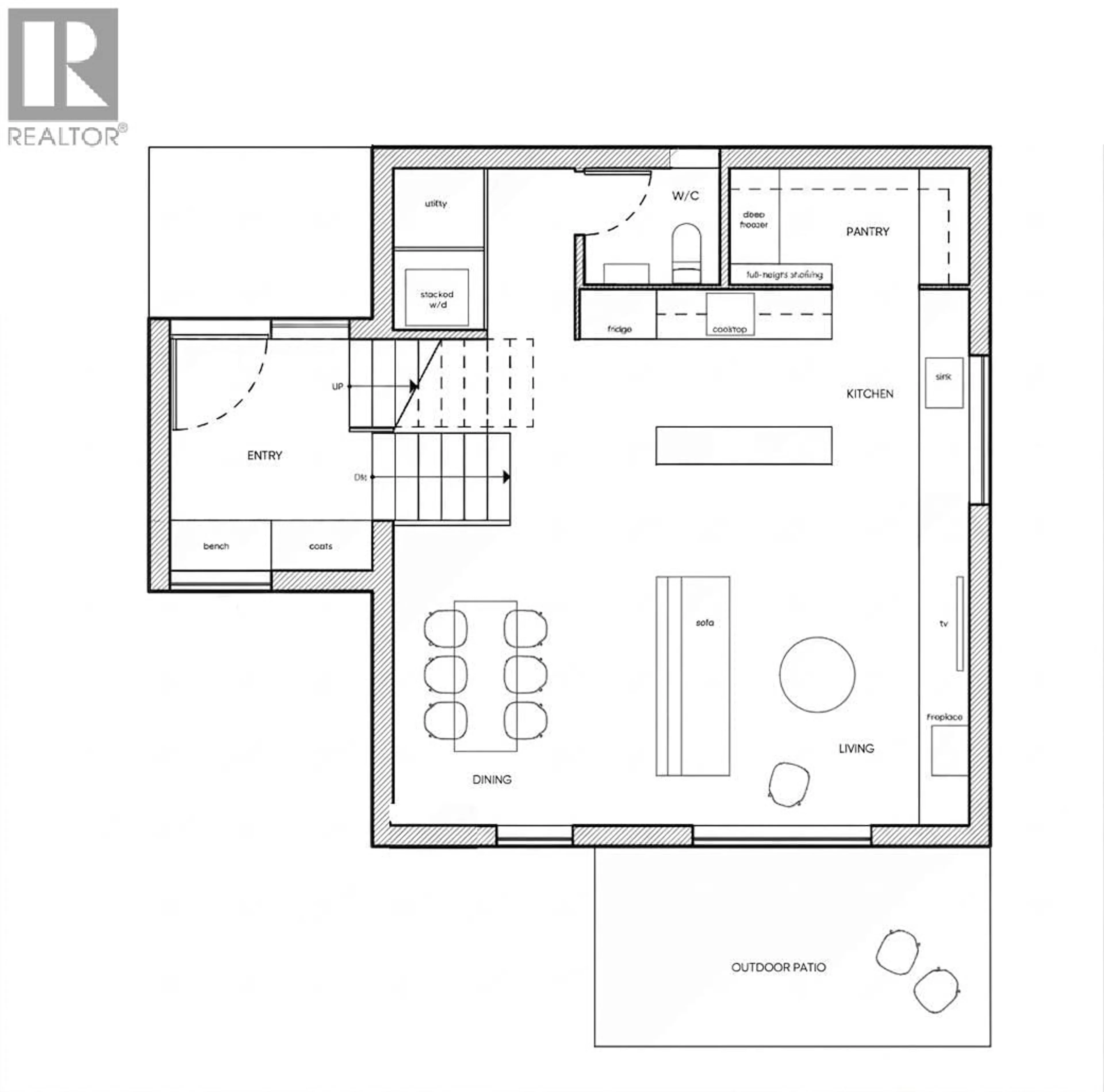 Floor plan for 3477 SPRUCE ROAD, Roberts Creek British Columbia V0N2W2