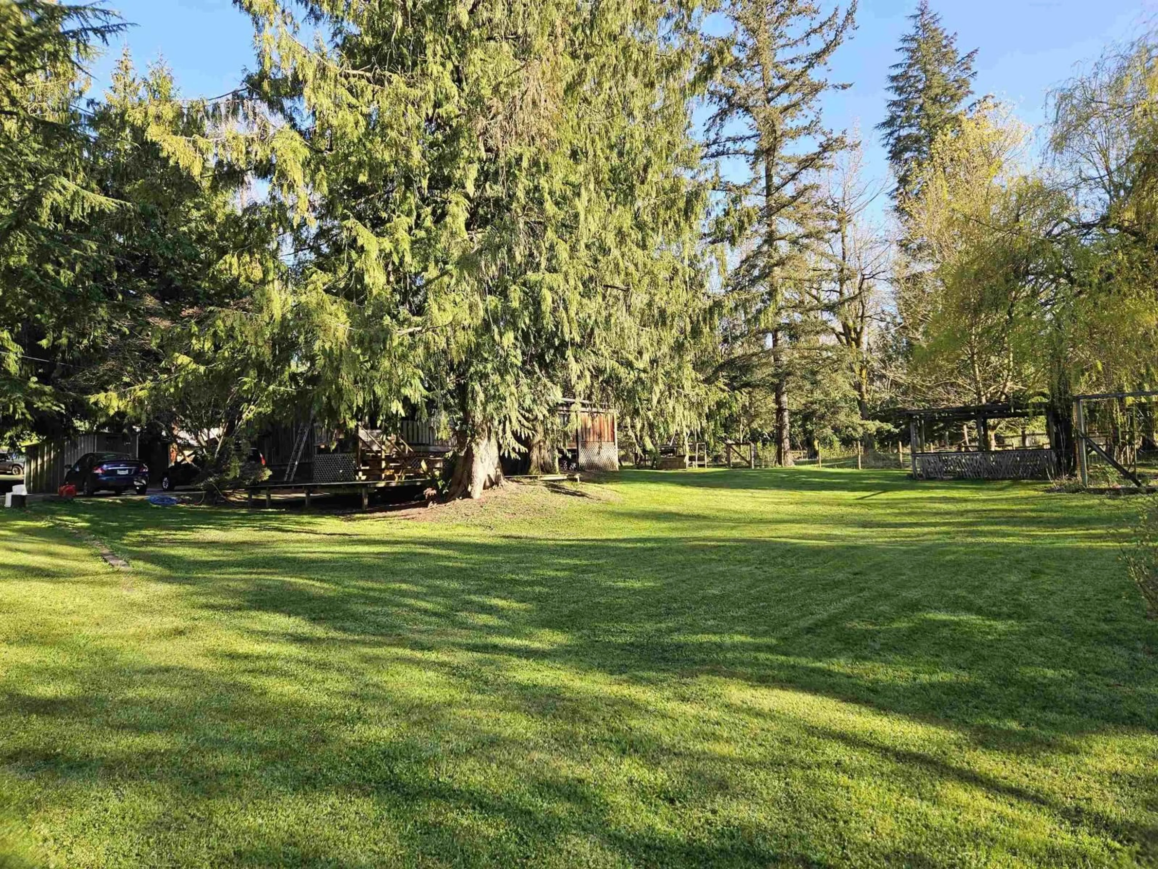 Patio, forest/trees view for 25080 4 AVENUE, Langley British Columbia V4W2H3