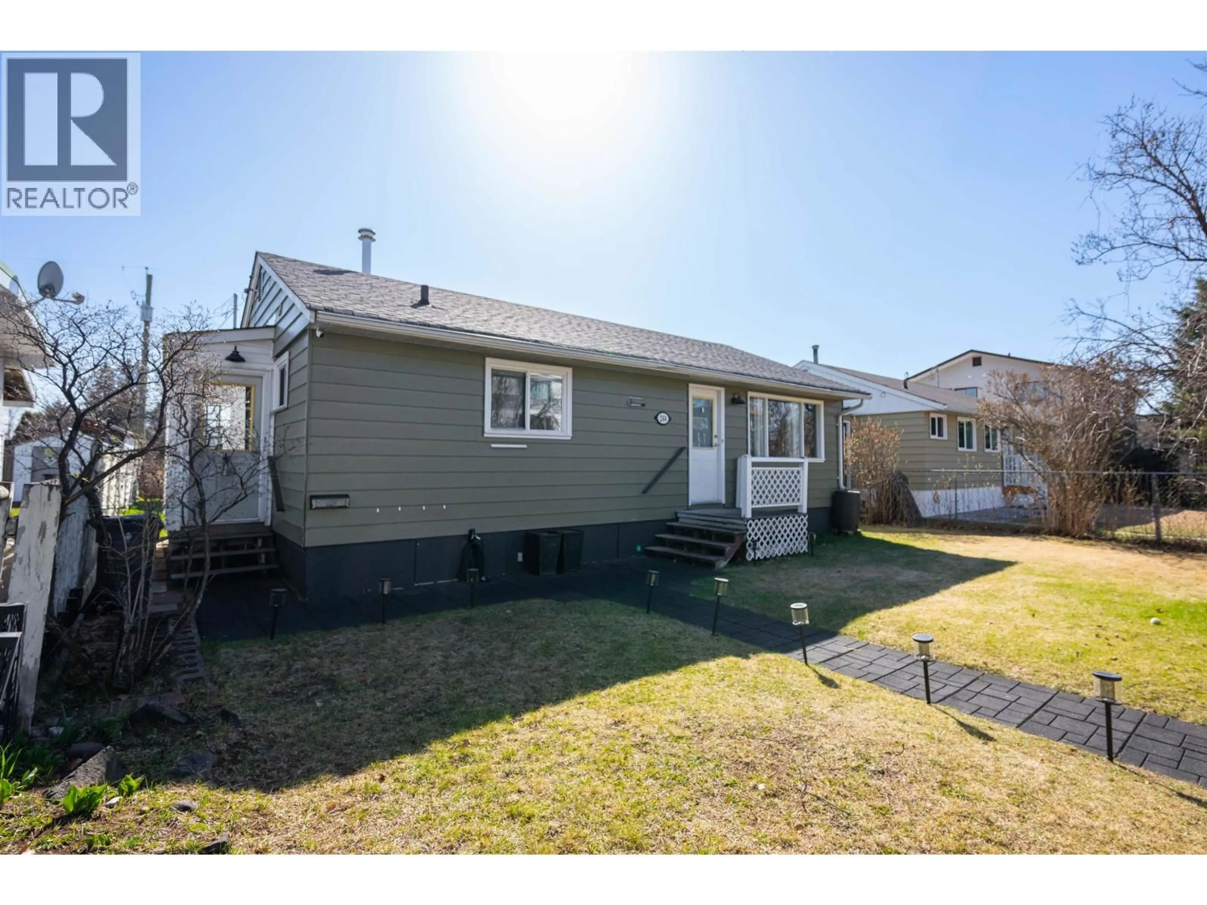 Home with vinyl exterior material, street for 244 GILLETT STREET, Prince George British Columbia V2M2T4