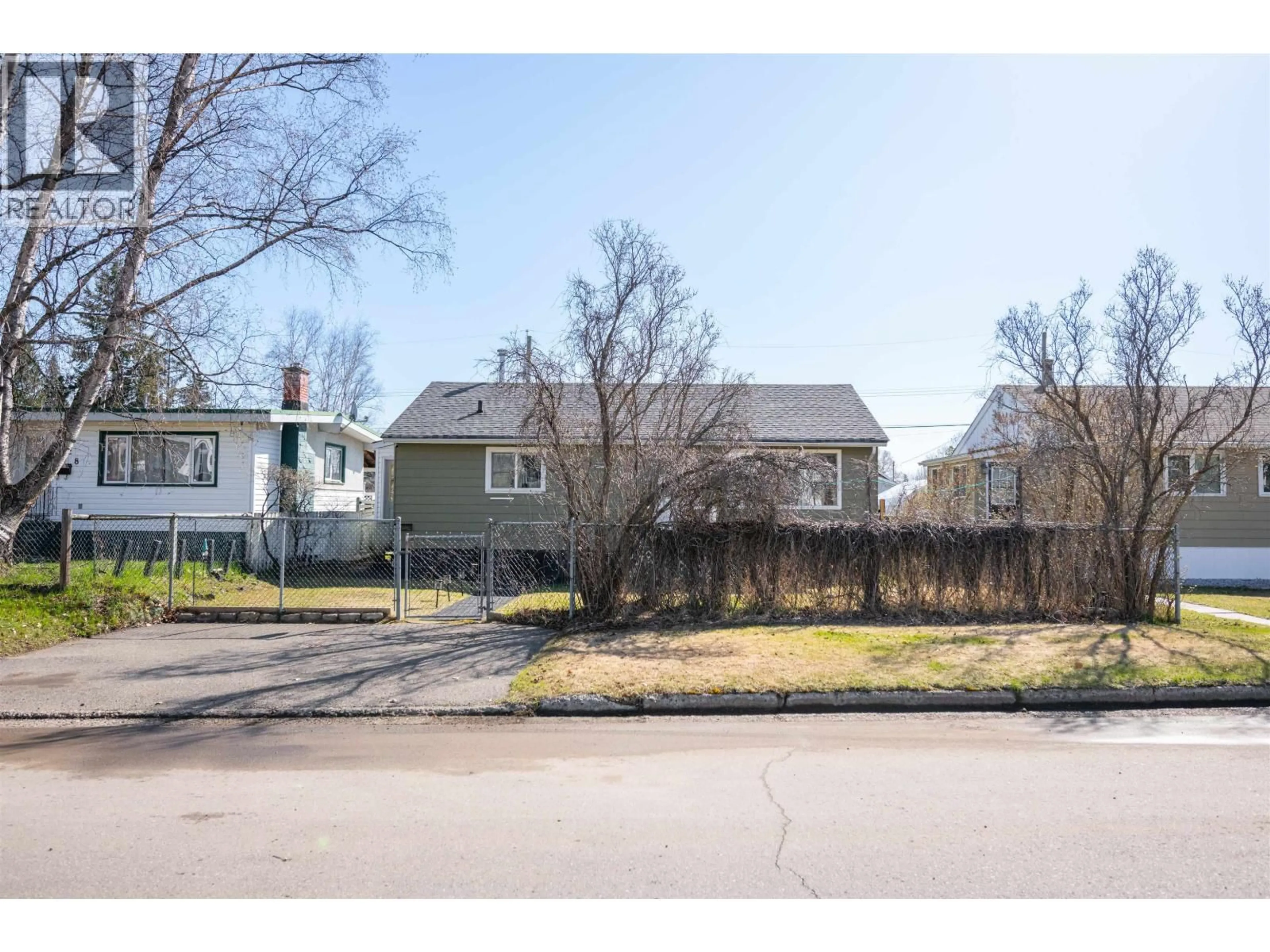 A pic from outside/outdoor area/front of a property/back of a property/a pic from drone, street for 244 GILLETT STREET, Prince George British Columbia V2M2T4