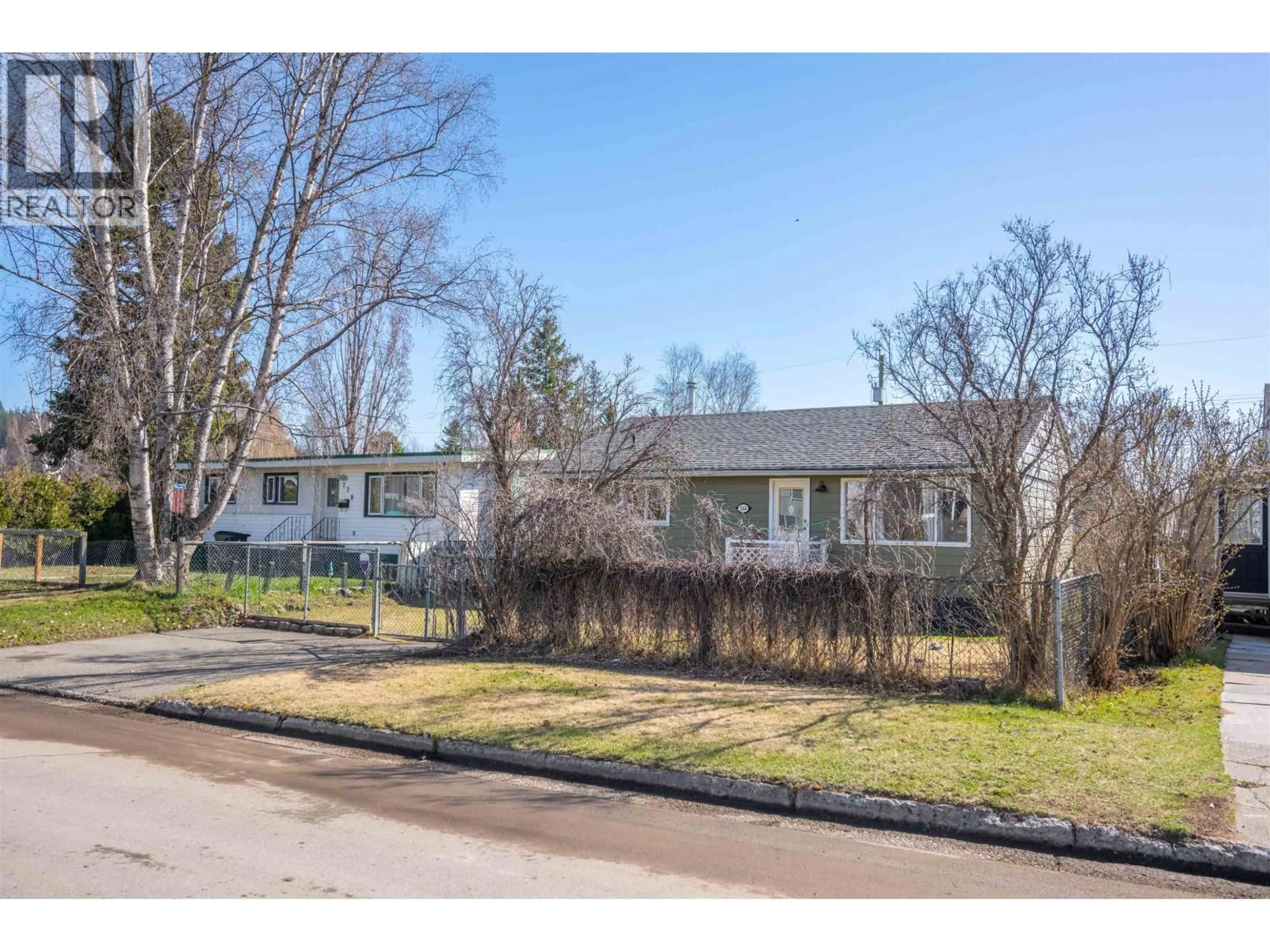 A pic from outside/outdoor area/front of a property/back of a property/a pic from drone, street for 244 GILLETT STREET, Prince George British Columbia V2M2T4