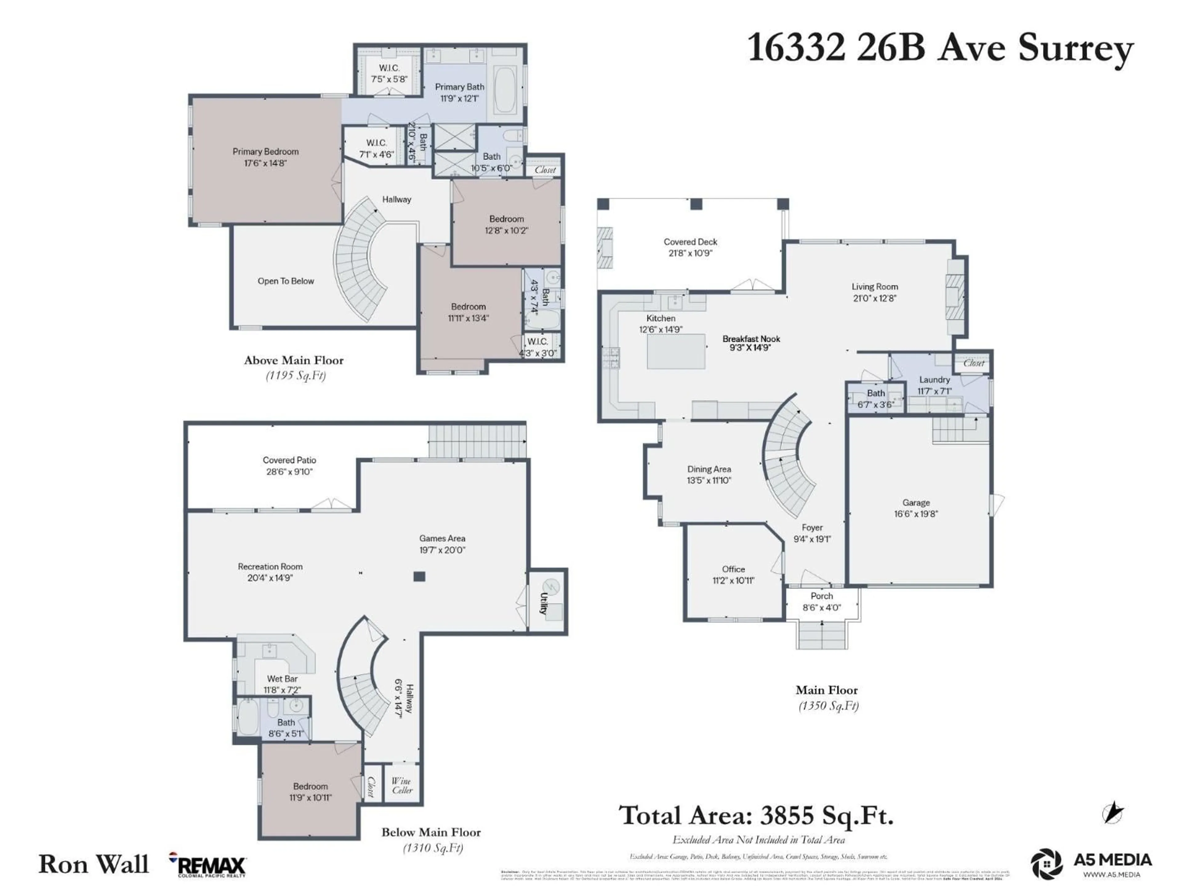 Floor plan for 16332 26B AVENUE, Surrey British Columbia V3S6Z2
