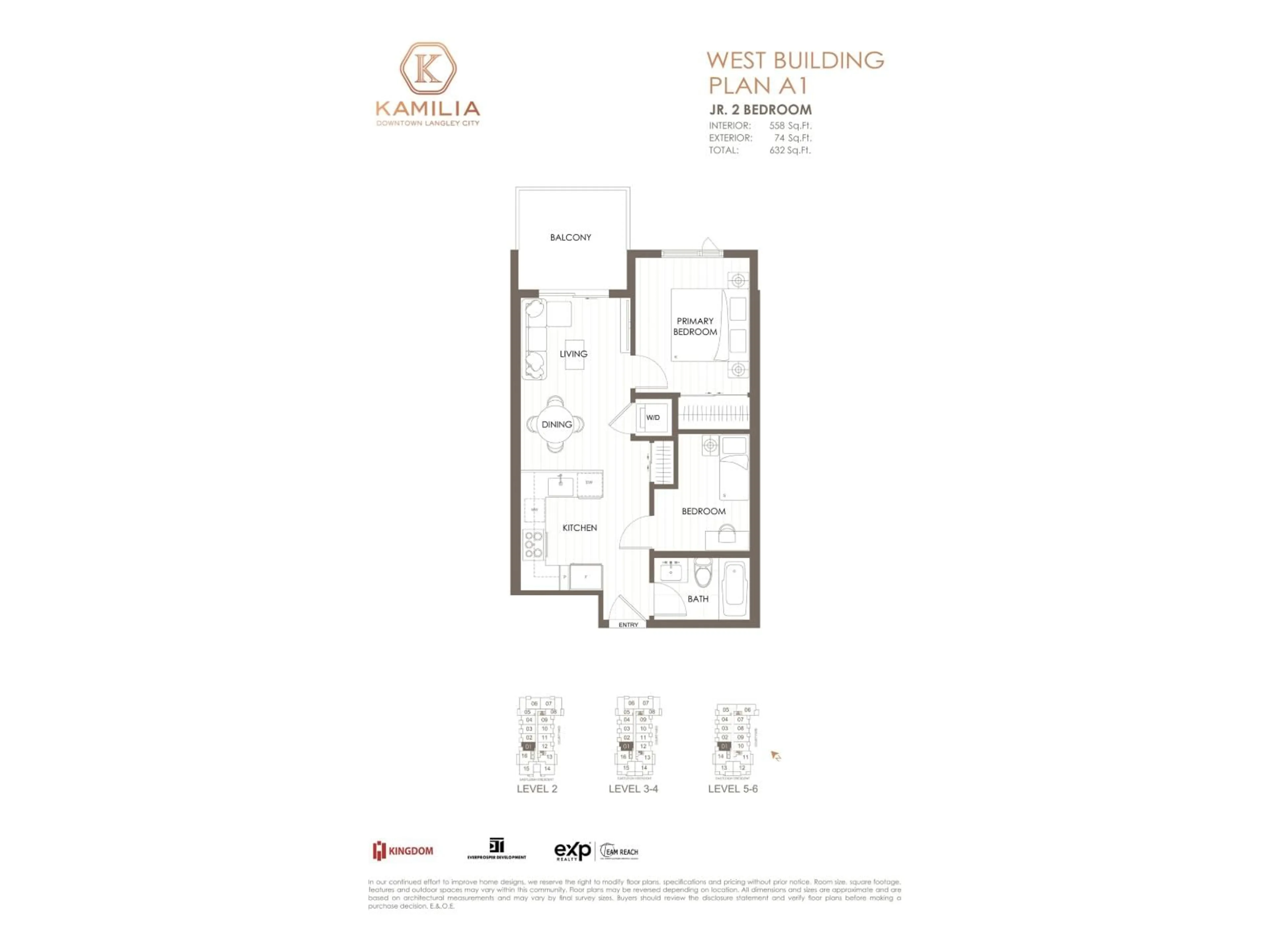 Floor plan for 401 - 20675 EASTLEIGH CRESCENT, Langley British Columbia V3A4C3