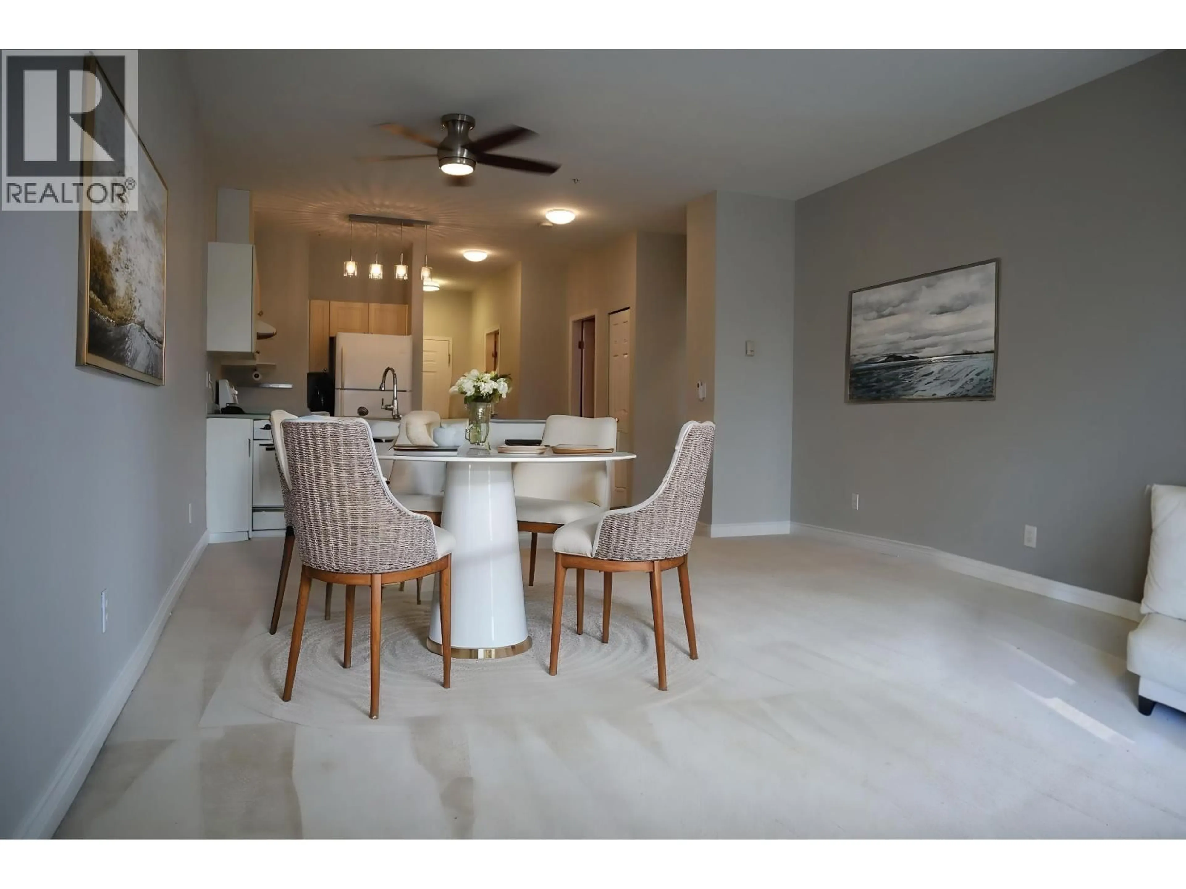 Dining room, ceramic/tile floor for 322 - 2109 ROWLAND STREET, Port Coquitlam British Columbia V3C6J4