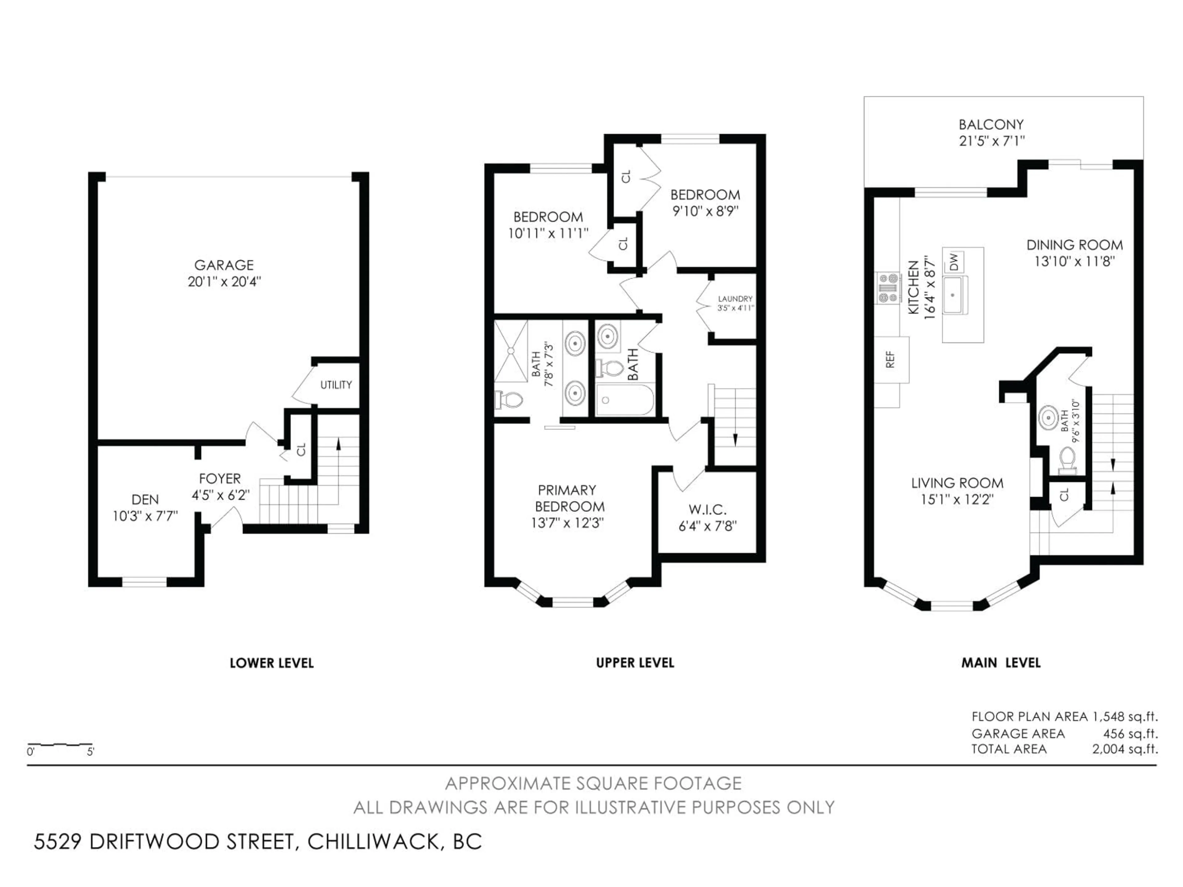 Floor plan for 5529 DRIFTWOOD STREET, Chilliwack British Columbia V2R6A3