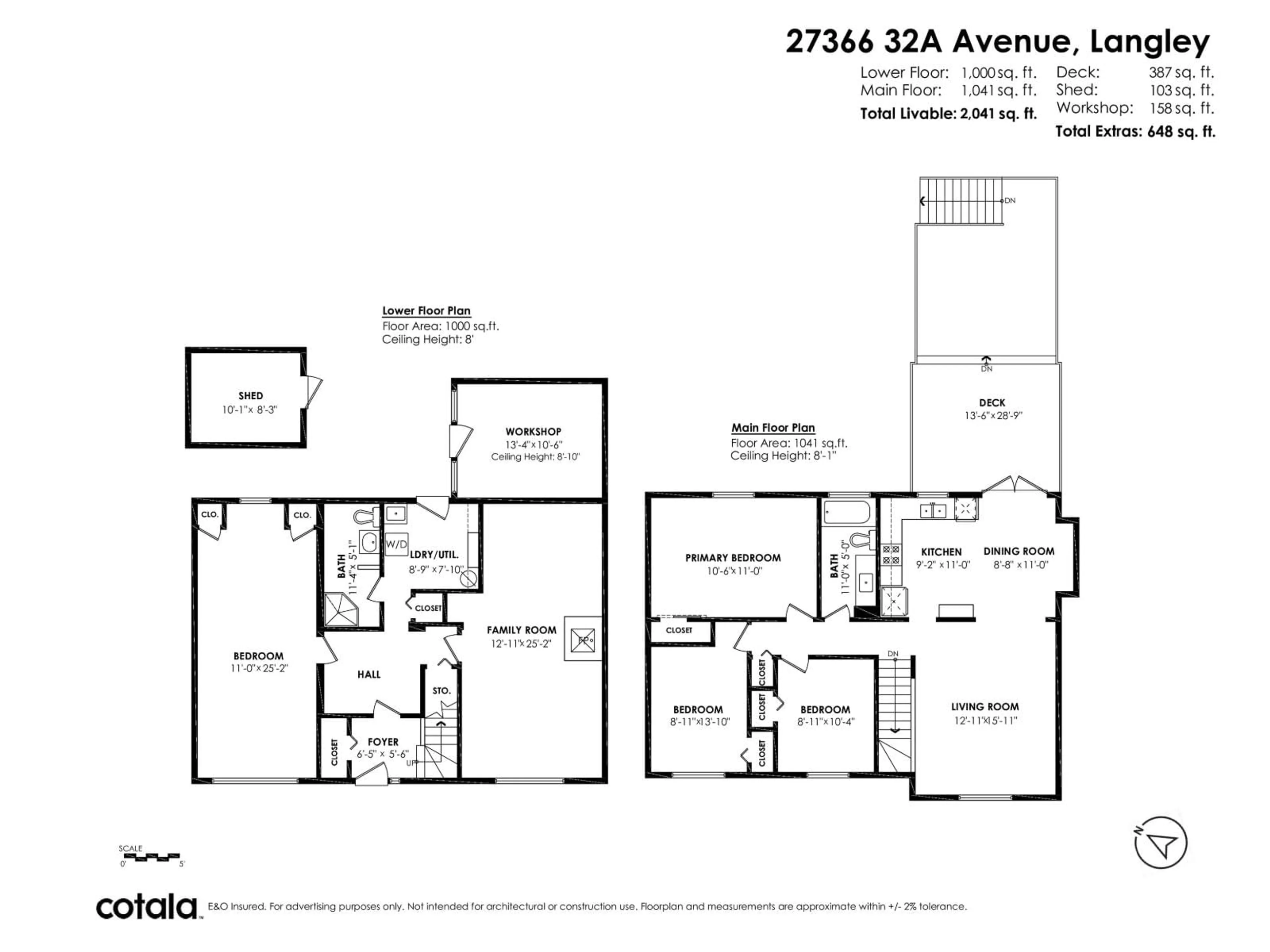 Floor plan for 27366 32A AVENUE, Langley British Columbia V4W3H9